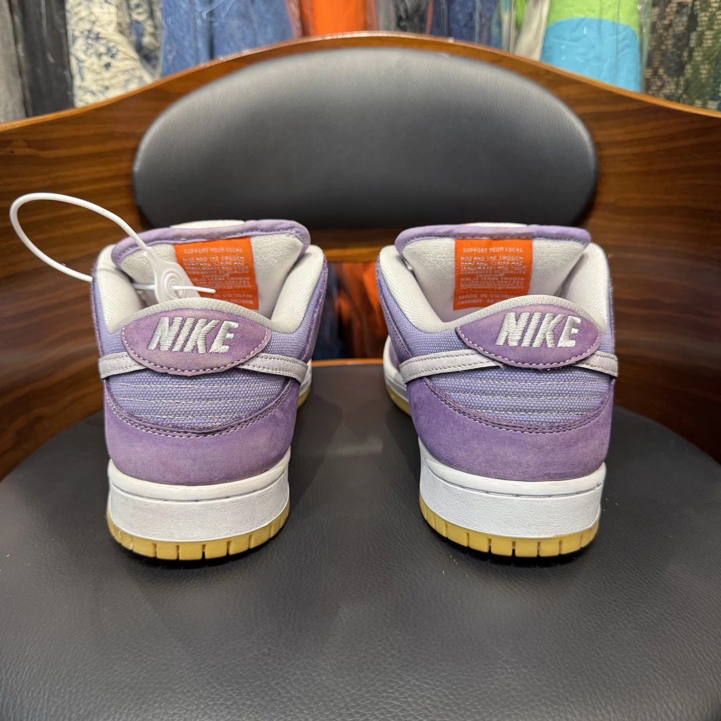 Nike Nike Dunk SB Corduroy White Purple 42.5 Mint Size US 9.5 / EU 42-43 - 3 Thumbnail