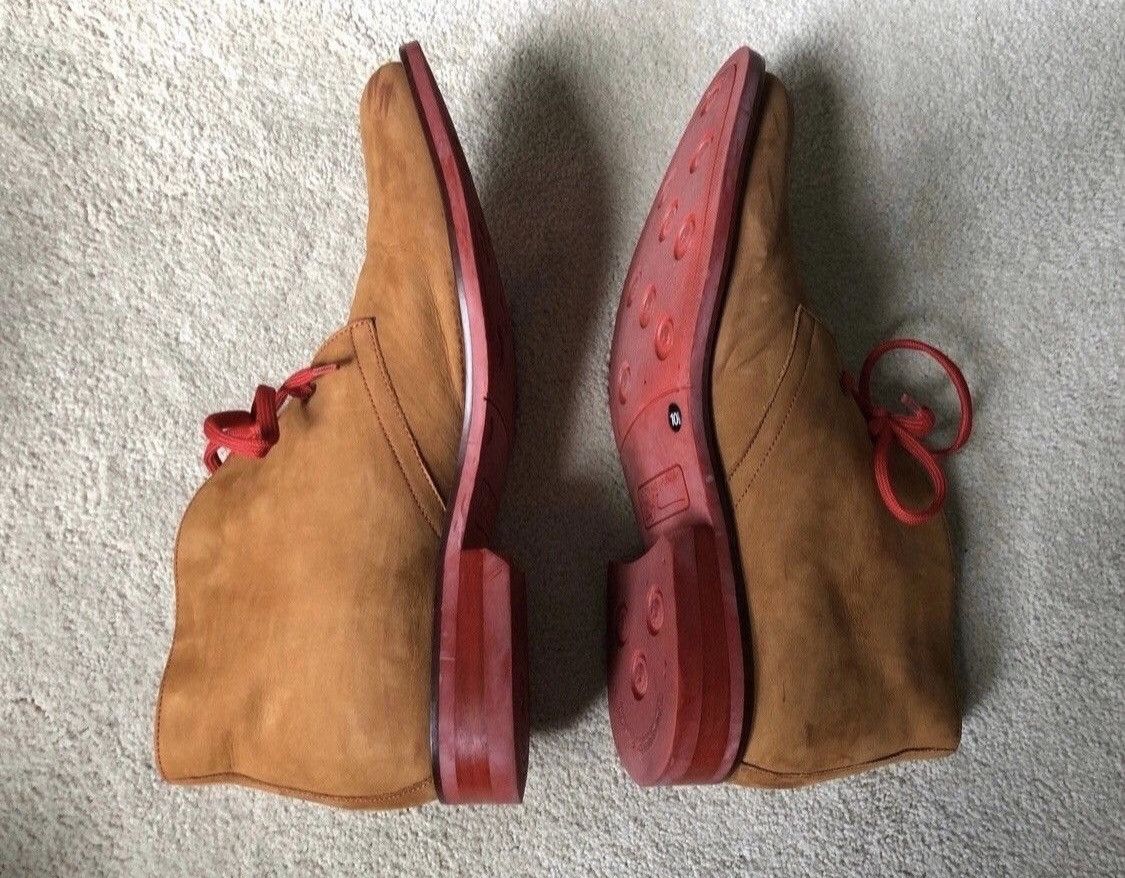 Donald Pliner Elios Tan Italian Nubuck Desert Boot Size US 10.5 / EU 43-44 - 2 Thumbnail