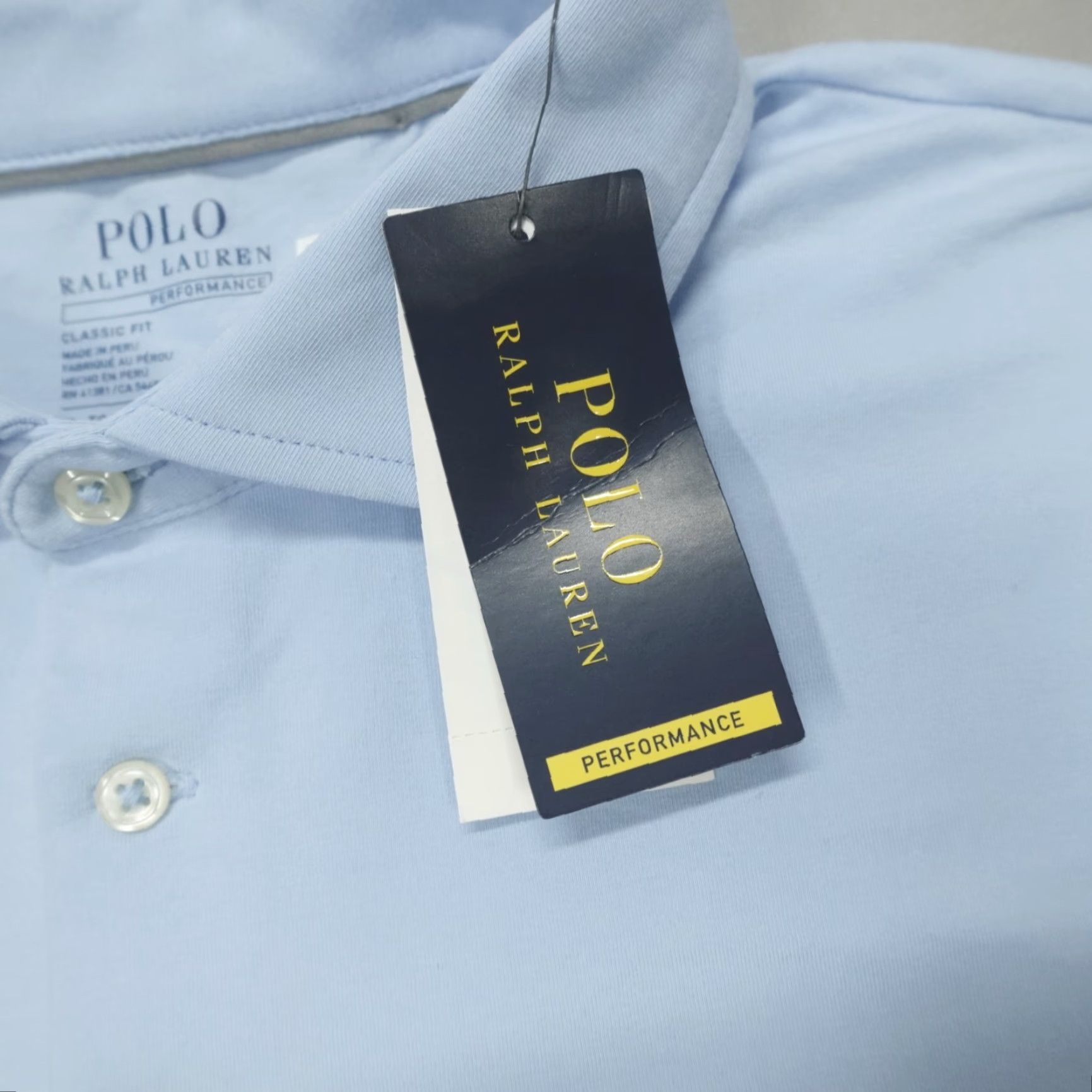 Ralph Lauren Ralph Lauren Performance Long Sleeve Polo Shirt Men's XL Blue Classic Fit Shirt Size US XL / EU 56 / 4 - 3 Thumbnail