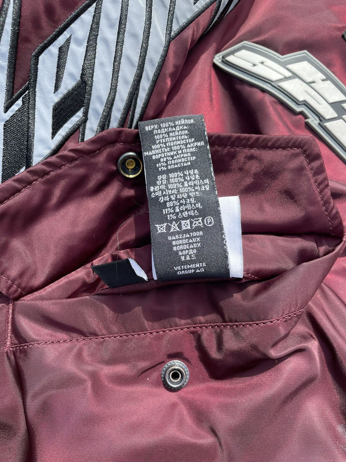 Vetements 2021 Vetements X Alpha Industries Moto Racing Bomber Jacket Size US S / EU 44-46 / 1 - 6 Thumbnail