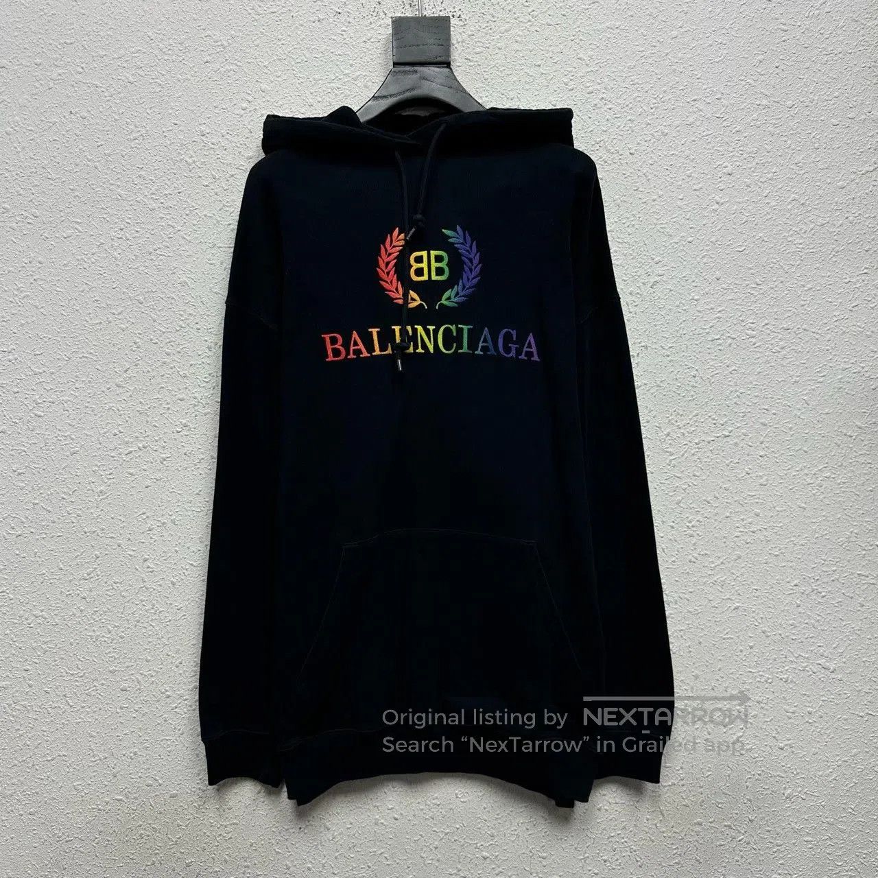 Balenciaga Balenciaga Black Wheat Ear Hoodie. Size S / US 4 / IT 40 - 2 Thumbnail