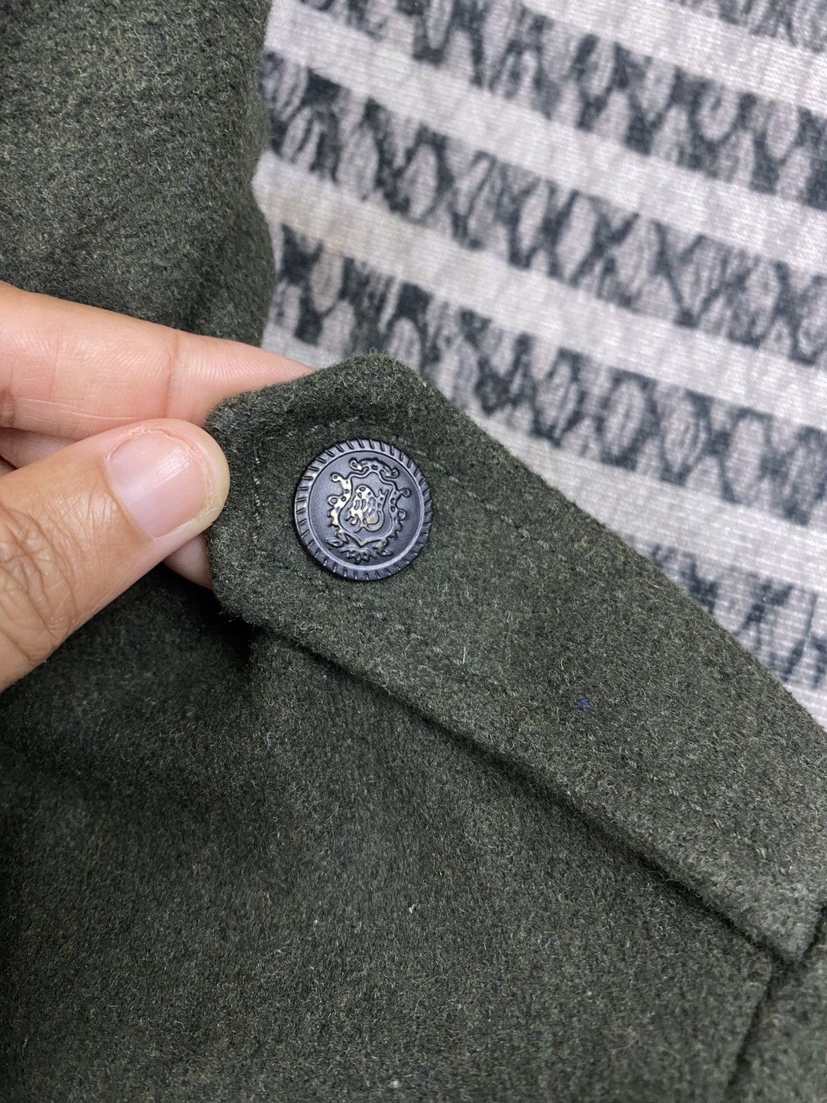 Japanese Brand Vtg Jude Bloom Casual Army Green Heavyweight Zip-Up Jacket Size US M / EU 48-50 / 2 - 8 Thumbnail