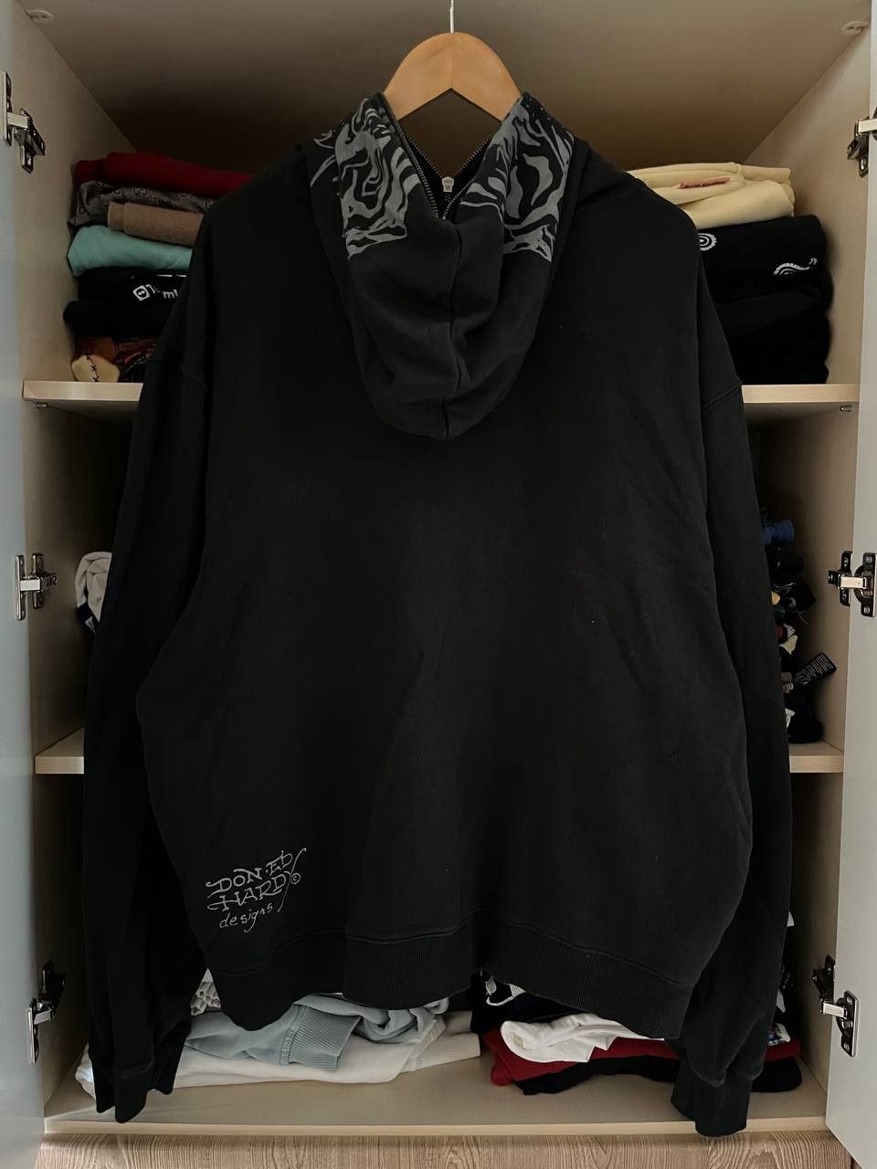 Ed Hardy Rare Ed Hardy Full Zip Up Hoodie Size US XL / EU 56 / 4 - 2 Thumbnail