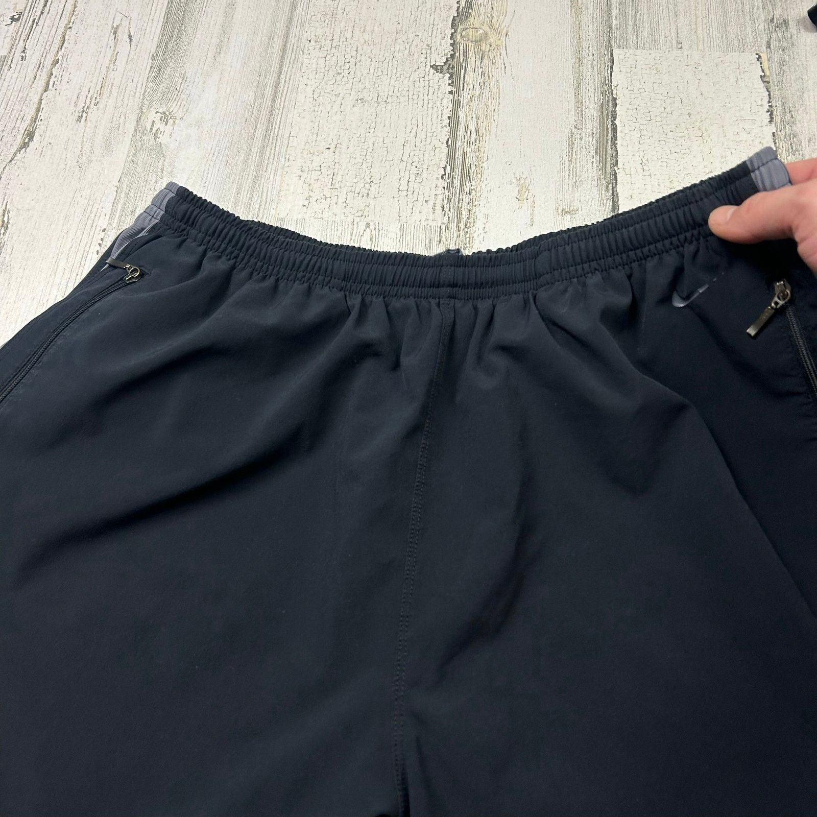 Nike × Vintage Vintage 2000s Nike Black Tapered Track Pants Size US 34 / EU 50 - 3 Thumbnail