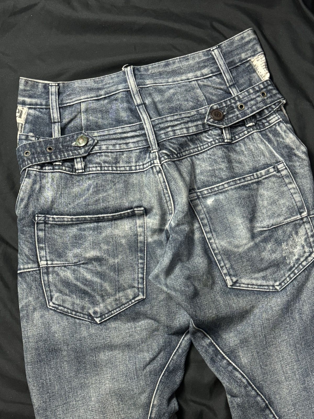 Hysteric Glamour × Japanese Brand × PPFM Double Waist Breathmint Japanese Denim Size US 30 / EU 46 - 5 Thumbnail