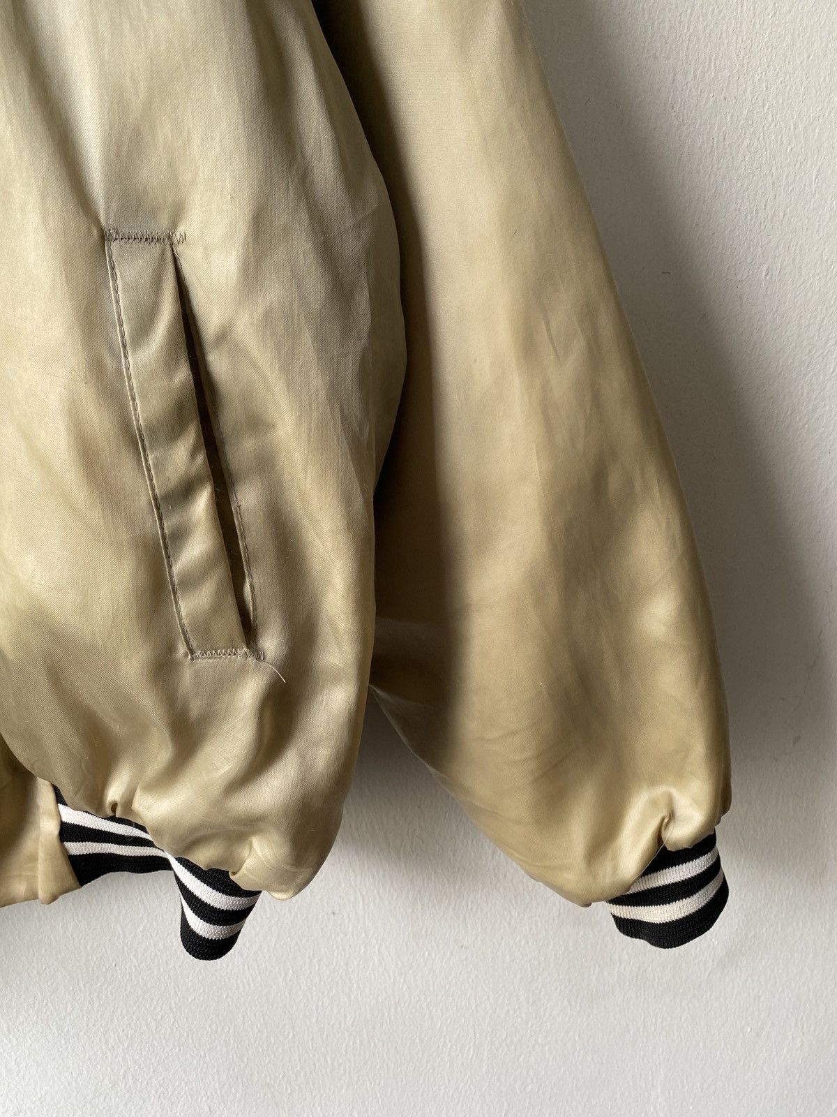 Auburn Sportswear × Vintage 1980s - Vintage Stroker 9 Sport Of King Distressed Jacket Size US L / EU 52-54 / 3 - 8 Thumbnail