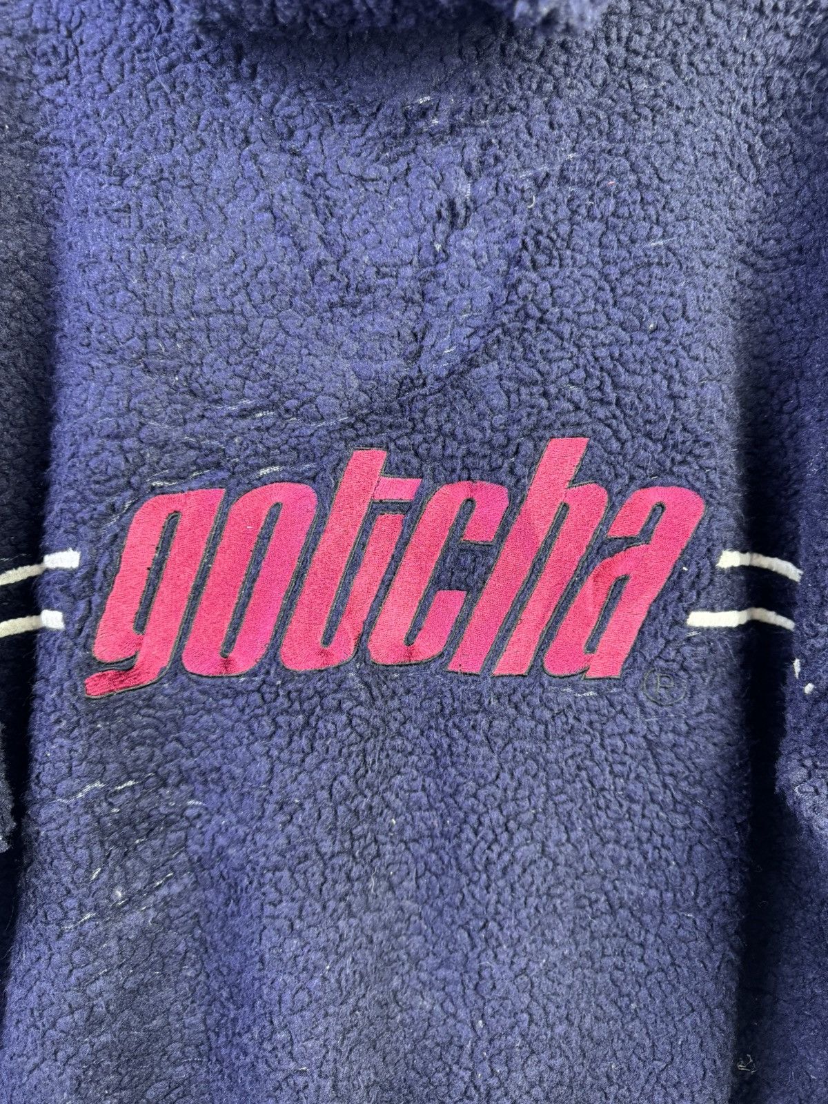 Gotcha Vintage Gotcha Fleece Hoodie Jacket Size US XL / EU 56 / 4 - 7 Thumbnail