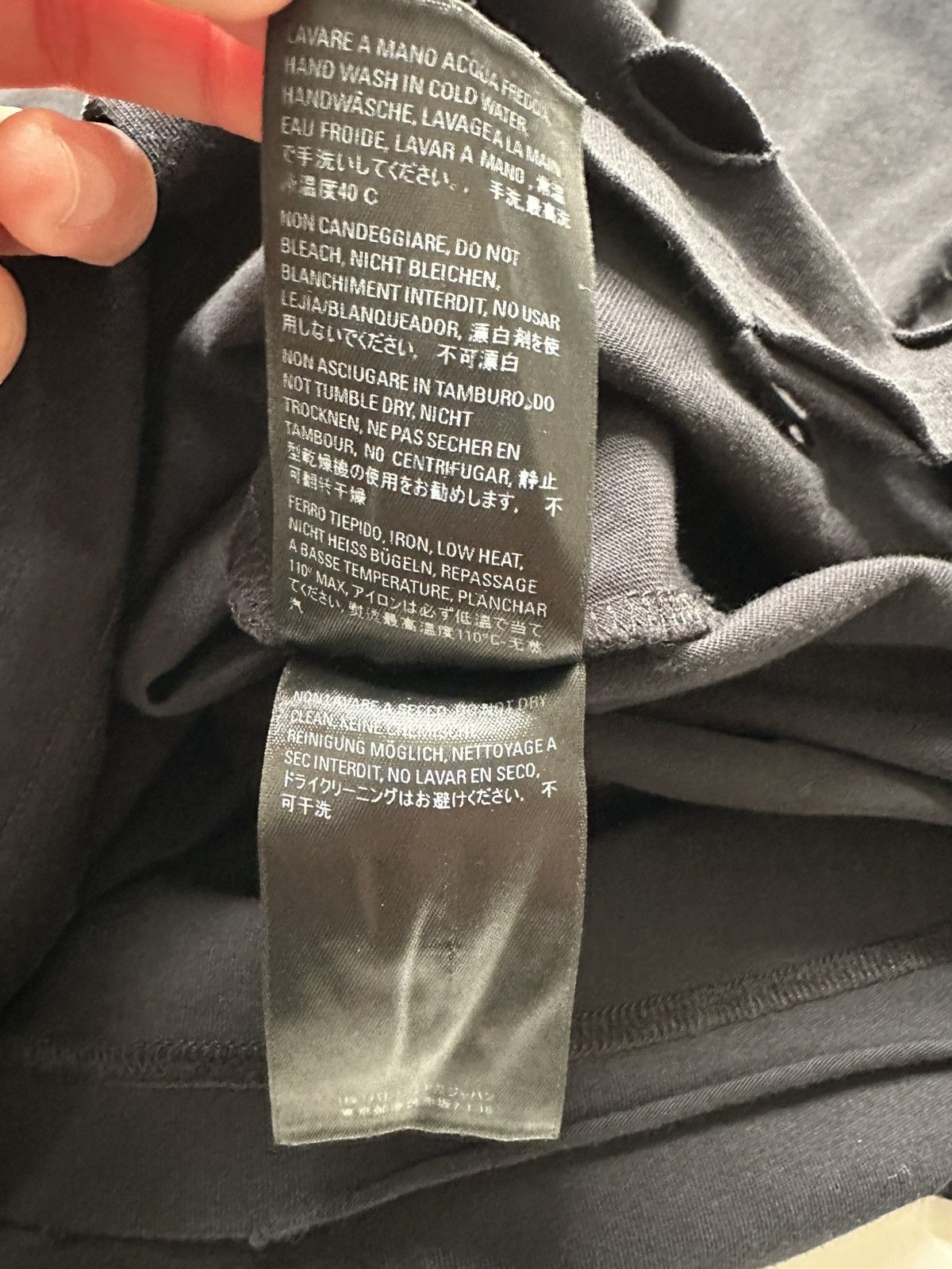 Balenciaga Distressed ripped oversized tee Size US XS / EU 42 / 0 - 6 Thumbnail