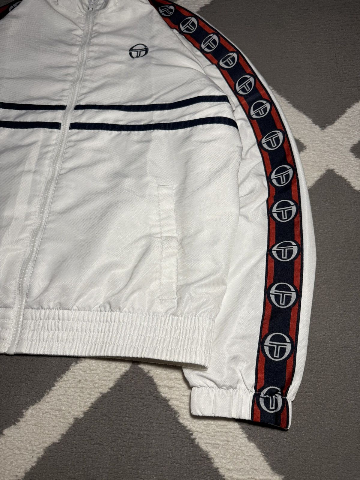 Sergio Tacchini × Vintage Sergio Tacchini Light Track Jacket Y2K Look Size US L / EU 52-54 / 3 - 7 Thumbnail