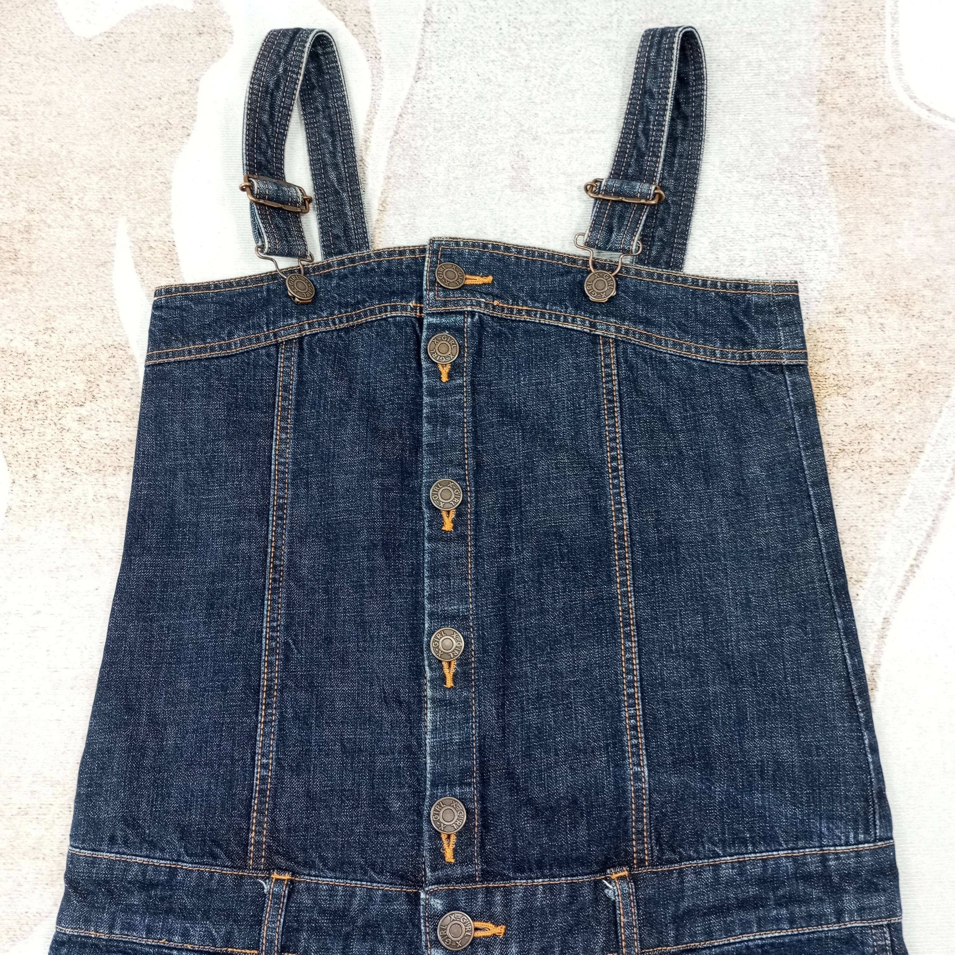 Vintage X-Girl Streetwear Style Overall Jeans c235n20 Size US 36 / EU 52 - 2 Thumbnail