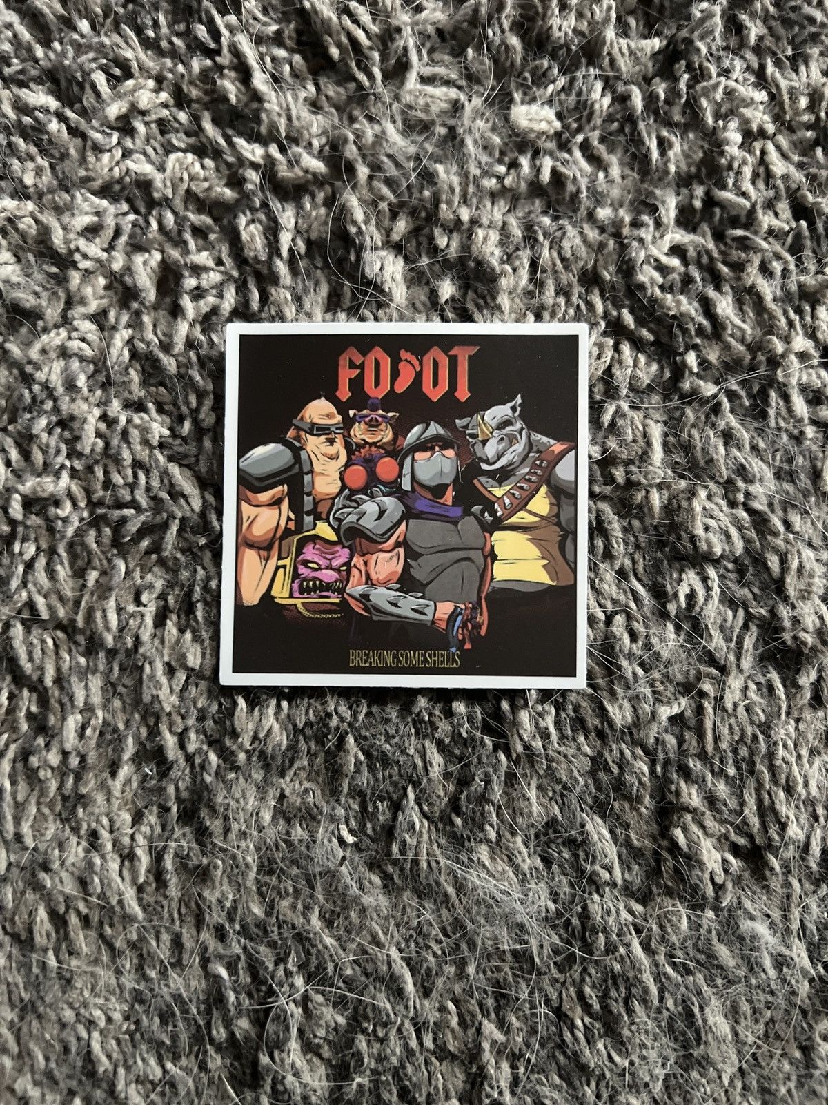 Hypebeast × Vintage Teenage Mutant Ninja Turtles Foot Breaking Some Shells Stick Size ONE SIZE - 1 Thumbnail