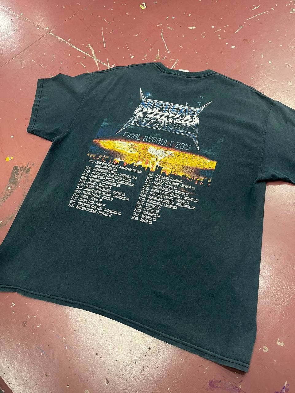 Band Tees × Vintage VINTAGE NUCLEAR ASSAULT TOUR Size US XL / EU 56 / 4 - 4 Thumbnail
