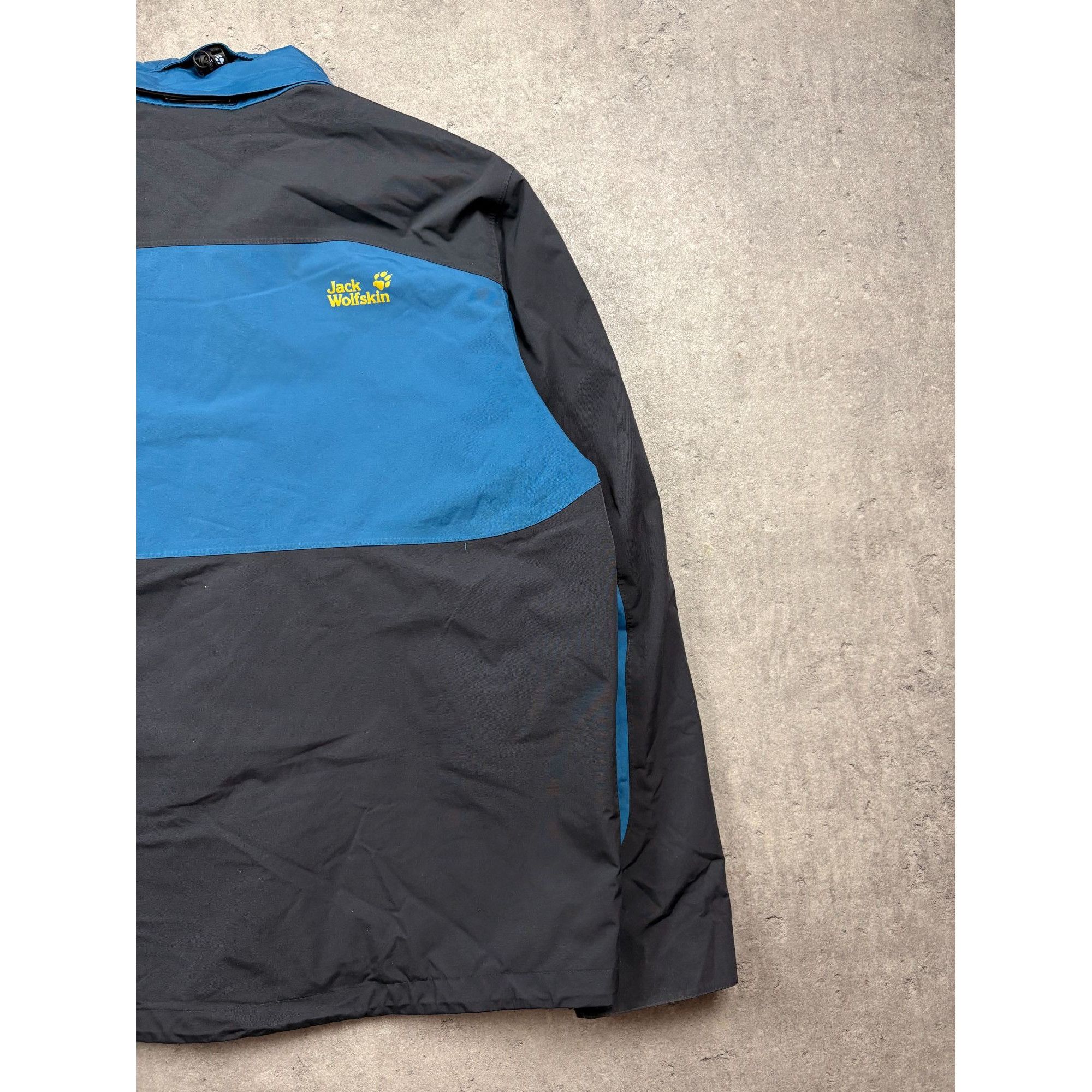 Jack Wolfskin Jack Wolfskin Mens Blue & Black Waterproof Jacket With Fleec Size US L / EU 52-54 / 3 - 8 Thumbnail