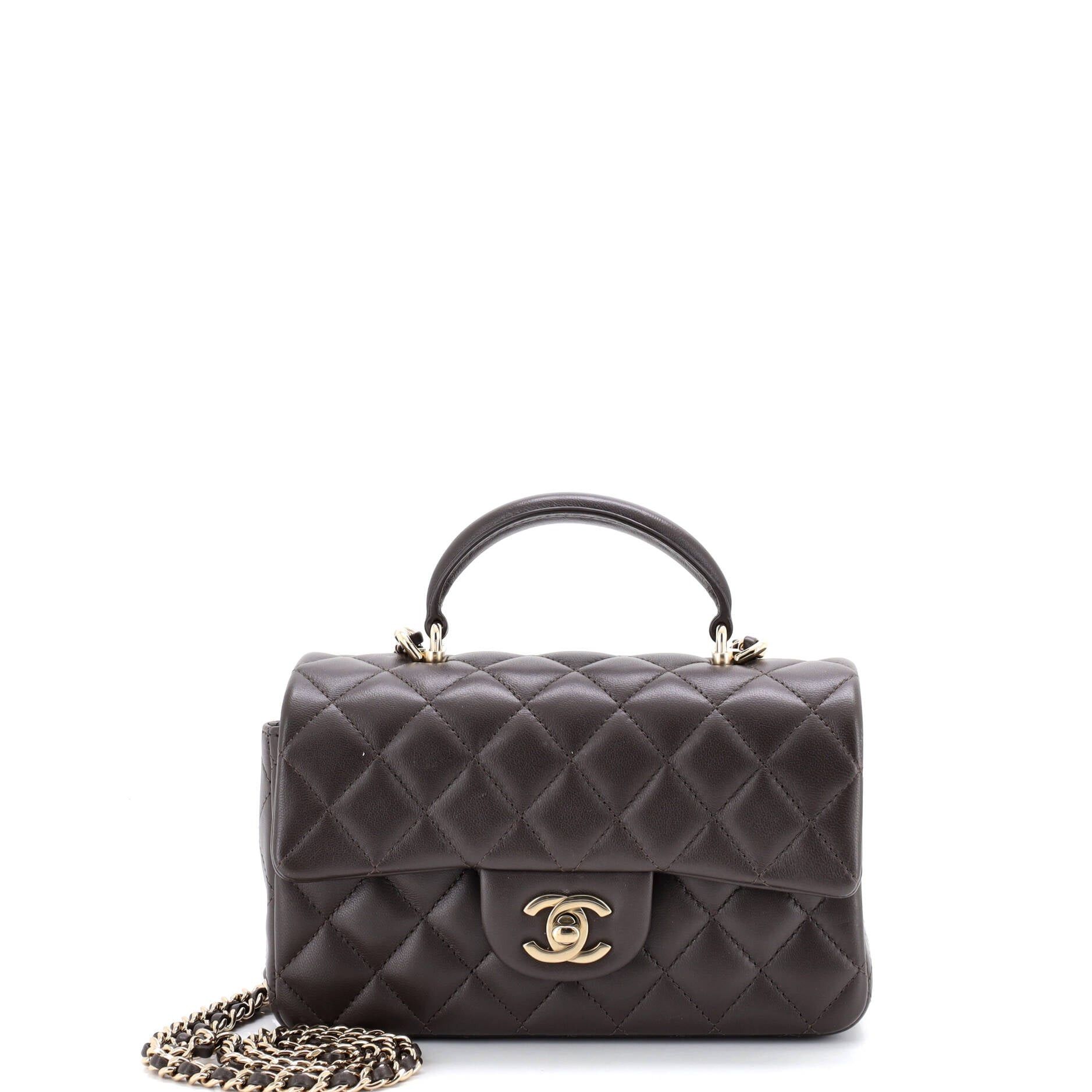Chanel Classic Single Flap Top Handle Bag, Women's