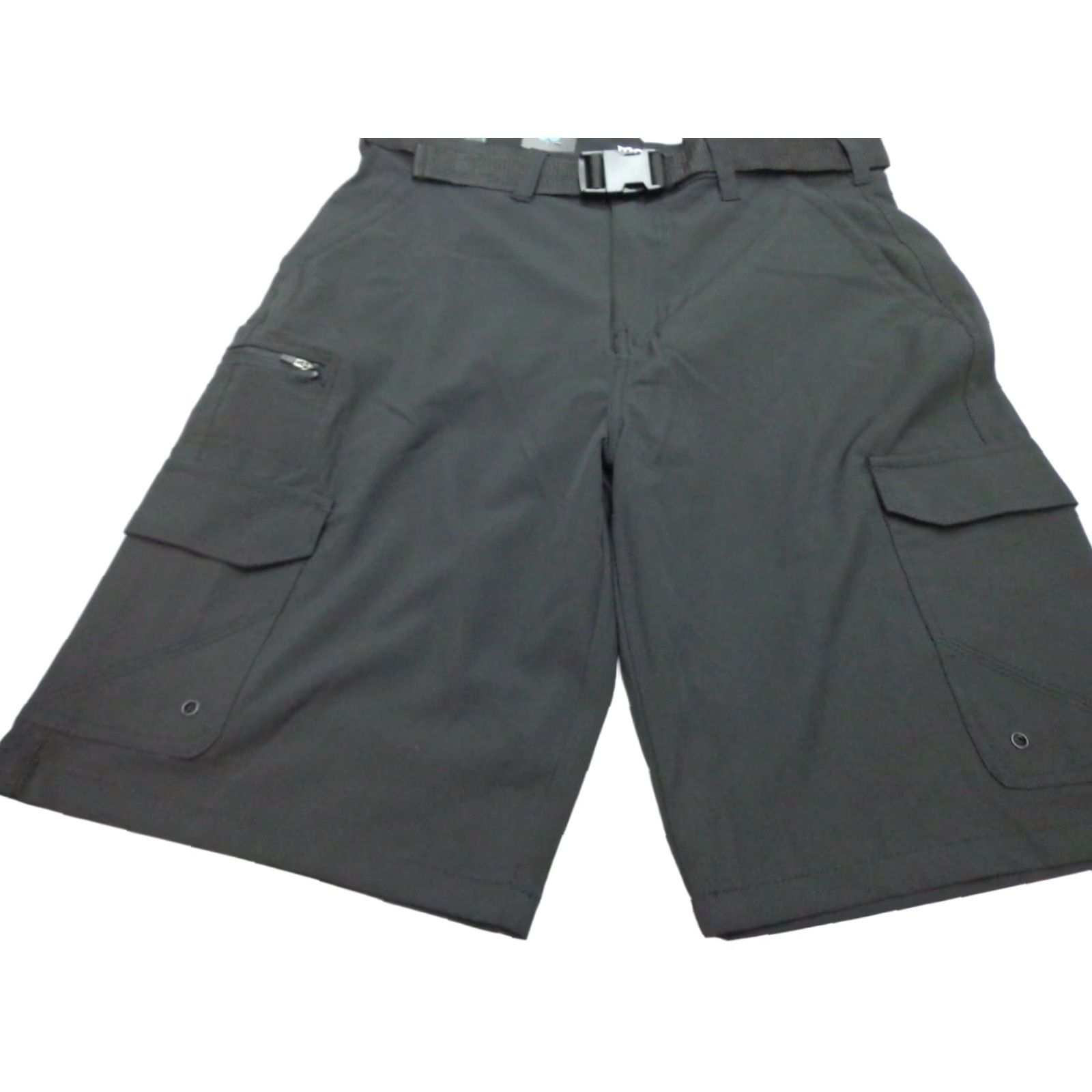Vintage IRON CO. Hybrid Shorts Belted Black Size 33 NEW Men Regular 92% Polyester 8% Spandex Belted Iron Co. Hybrid Shorts Size US 33 - 1 Thumbnail