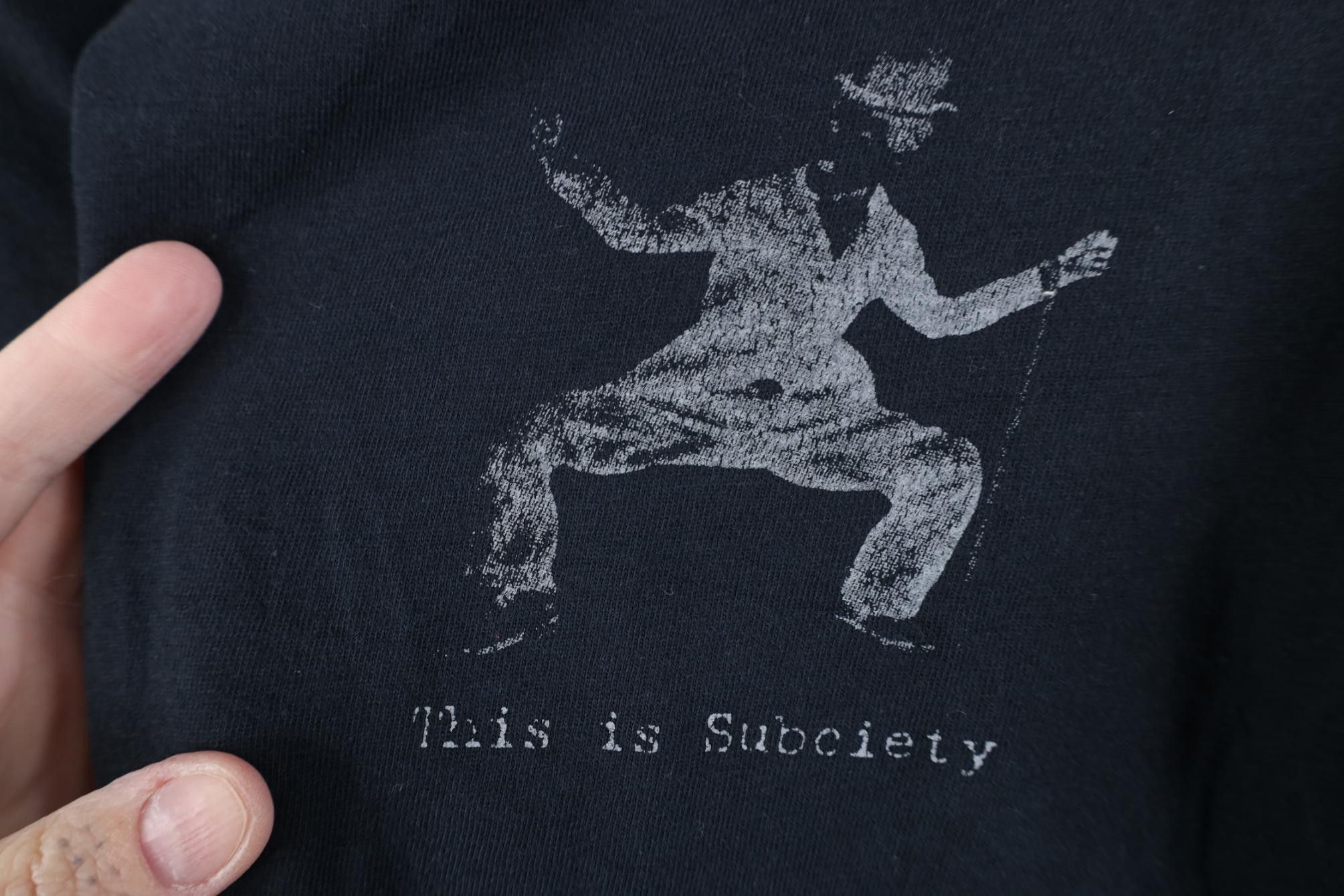 Vintage Vintage Y2K Subciety Japan Streetwear Long Sleeve T-Shirt Size M / US 6-8 / IT 42-44 - 4 Thumbnail