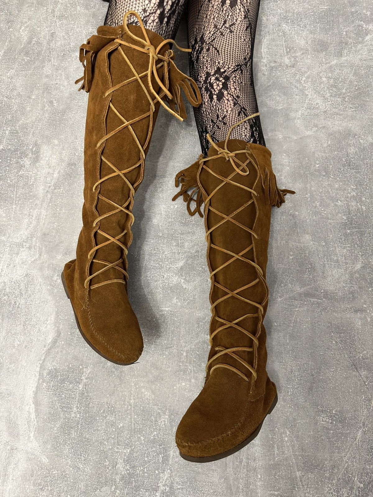 Minnetonka Vintage Minnetonka Boots US6 Made in U.S.A Size US 6 / IT 36 - 1 Thumbnail