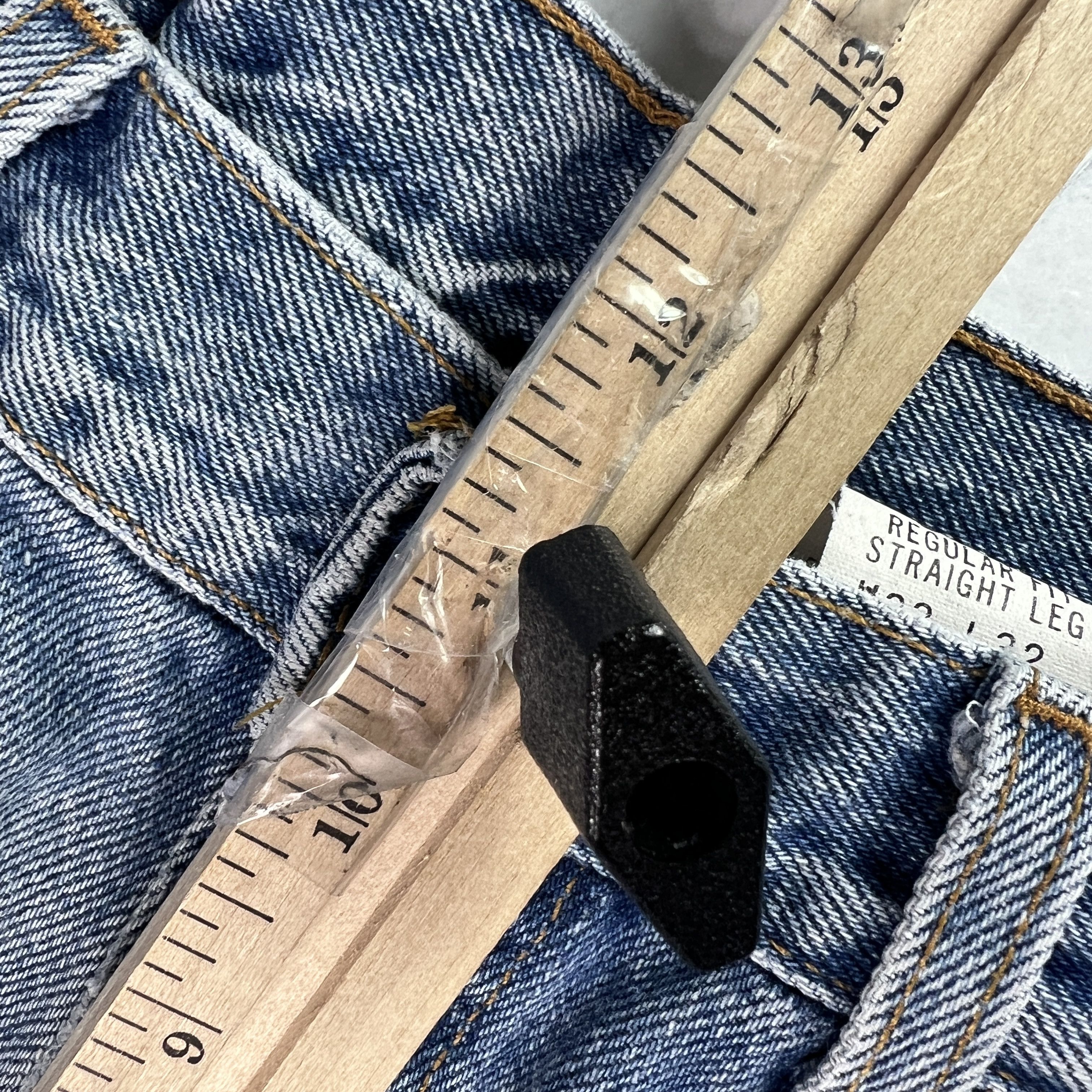 Levi's Y2K Levi's Jeans 505 Straight Blue Faded Distressed Denim Size US 31 - 25 Thumbnail