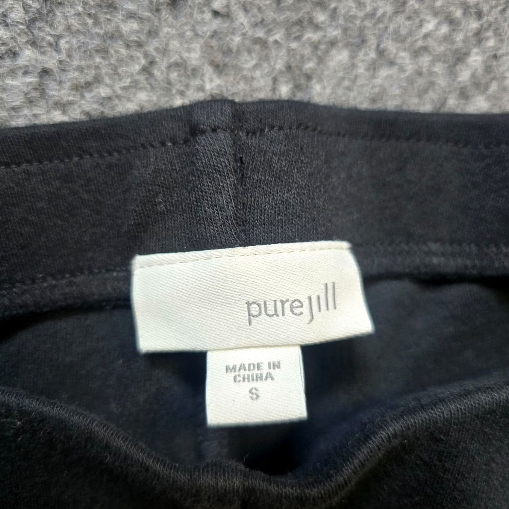 J. Jill J Jill Pants Womens Small Black Slim Leg Pull On Capsule Knit Stretch Contour Jeans? Size 28" / US 6 / IT 42 - 3 Thumbnail