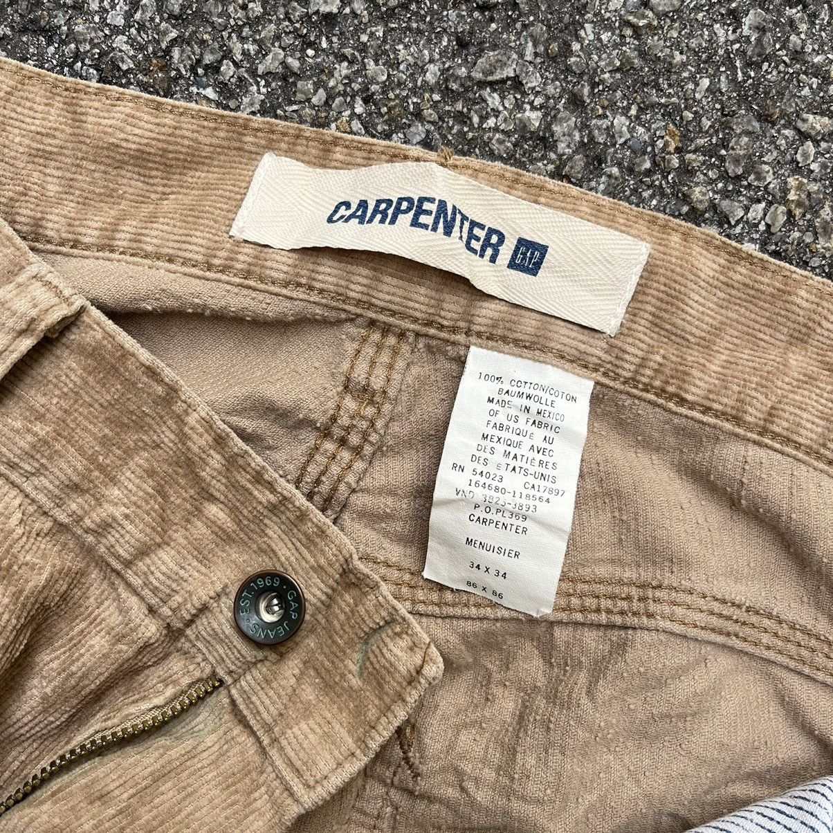 Gap × JNCO Baggy Carpenter Corduroy Pants GAP Carhartt Style Size US 34 / EU 50 - 7 Thumbnail