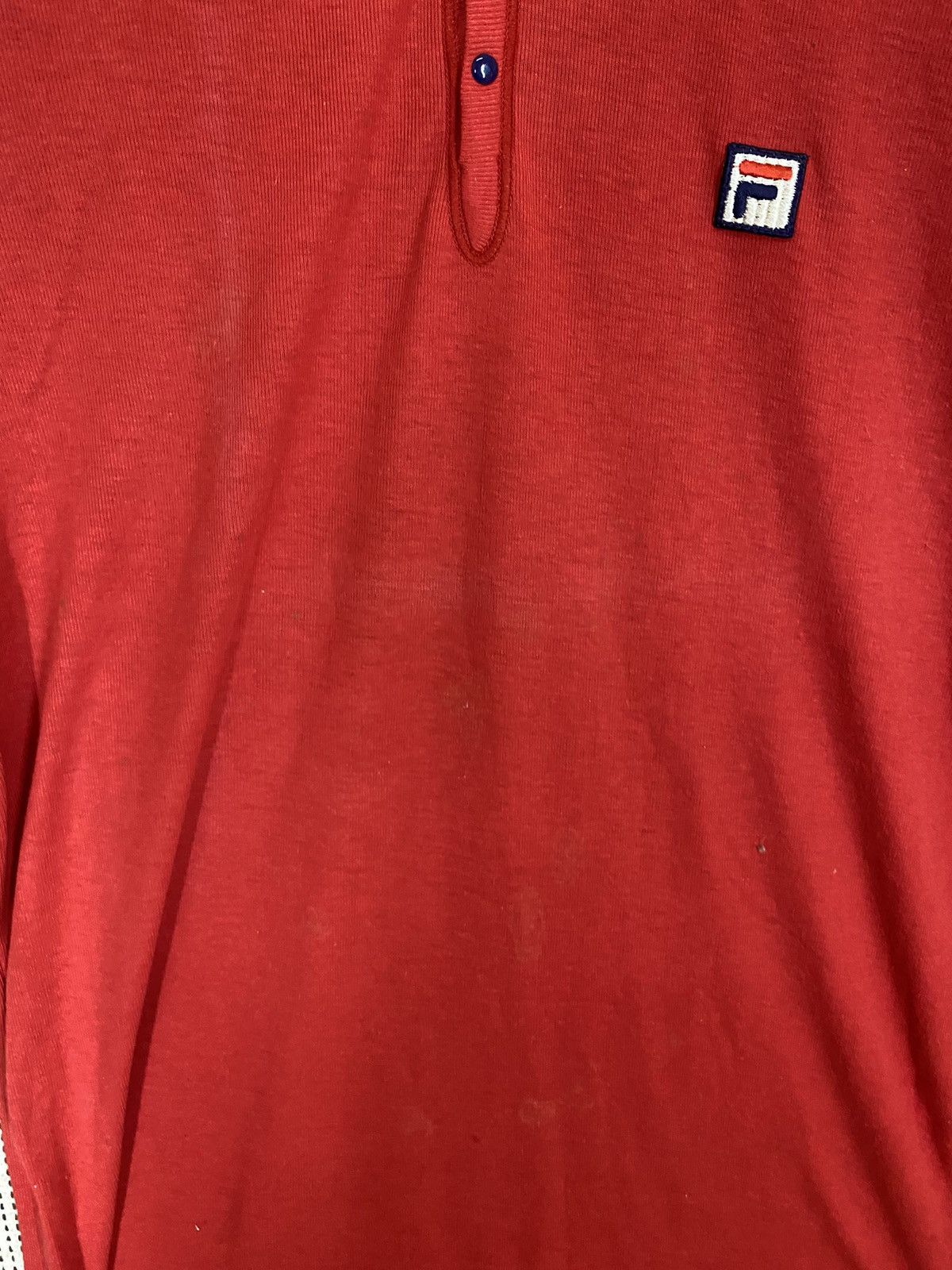 Bjorn Borg × Fila × Vintage 🔥vintage fila polo shirt snap button stretchable Size US L / EU 52-54 / 3 - 4 Thumbnail