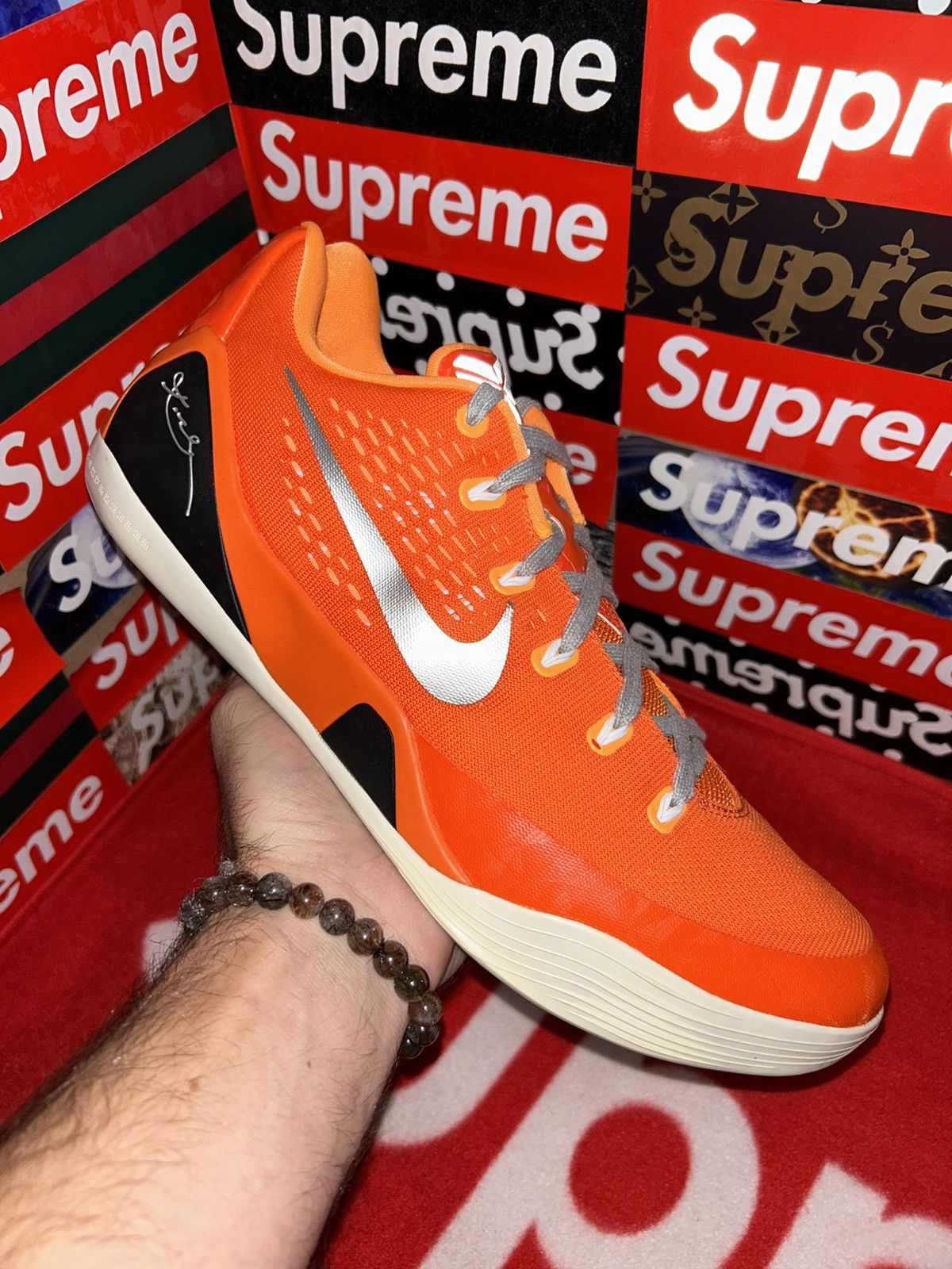 Nike Nike Kobe 9 EM TB “Orange Blaze” 685776-808 size 12.5 Size US 12.5 / EU 45-46 - 9 Thumbnail