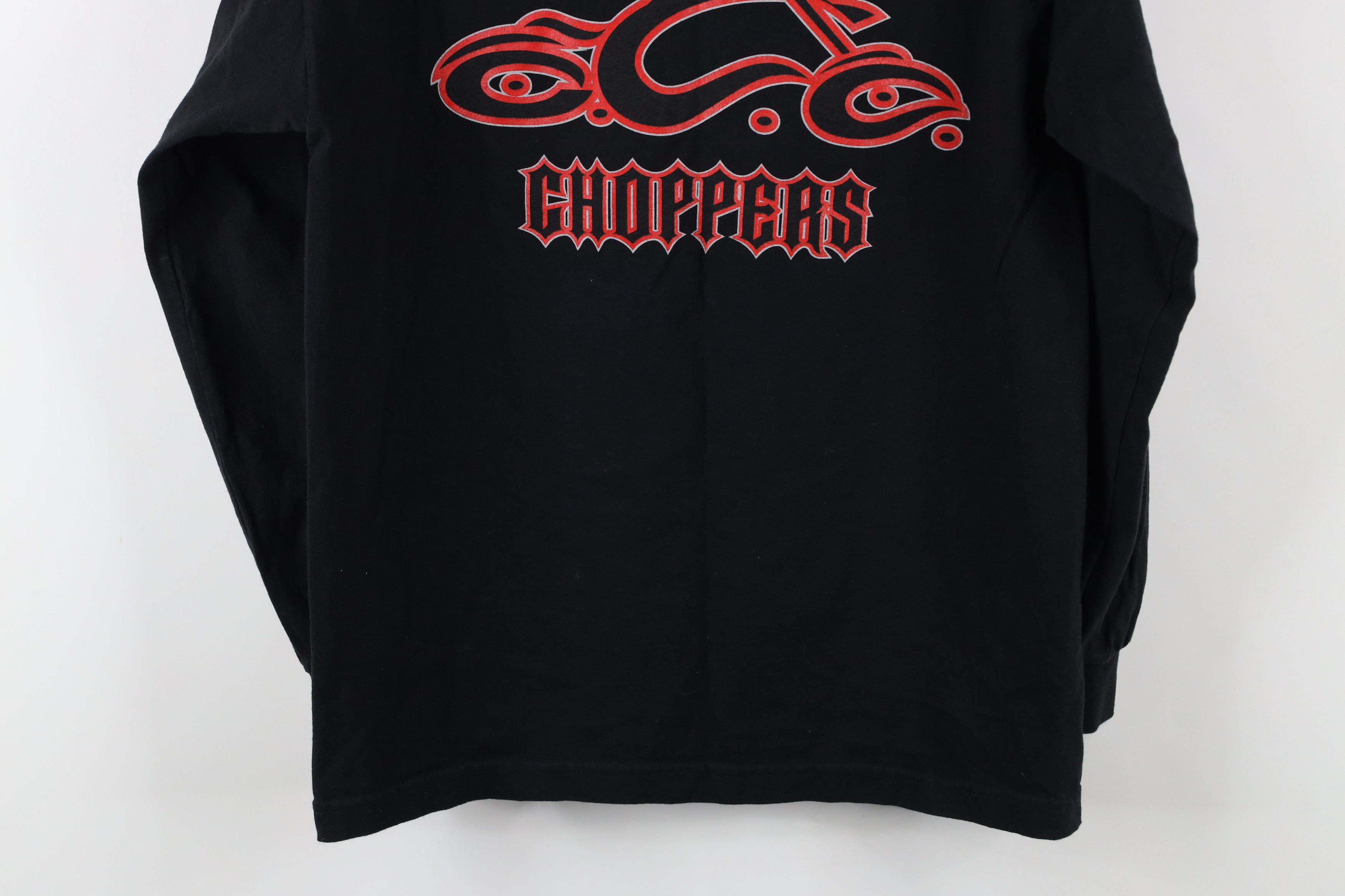 Vintage Vintage 90s Orange County Chopper Moto Long Sleeve T-Shirt Size US M / EU 48-50 / 2 - 12 Thumbnail