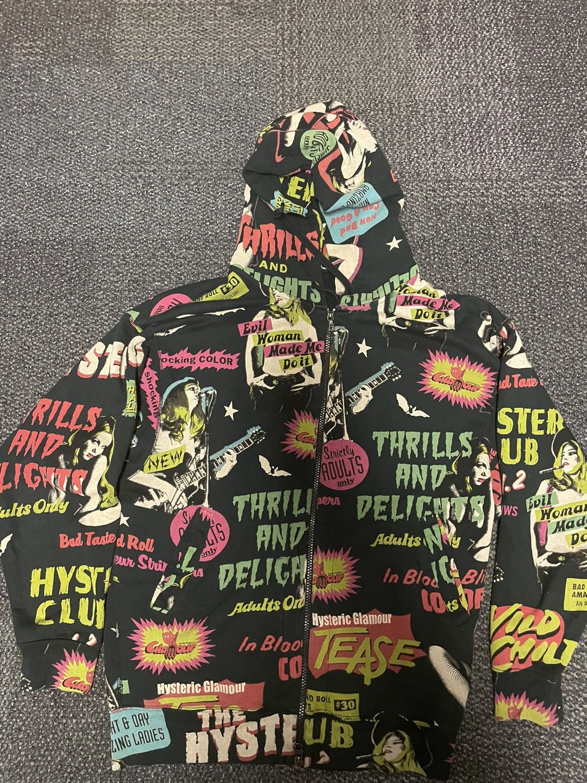 Hysteric Glamour Hysteric Glamour Zip Up Hoodie Grailed