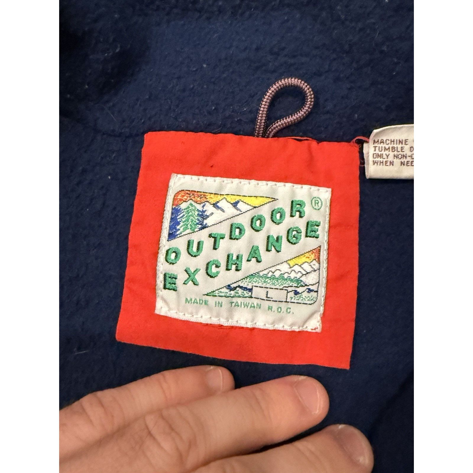 Vintage Vintage 80s Outdoor Exchange Winter Fleece Jacket Mens Large Size US L / EU 52-54 / 3 - 2 Thumbnail