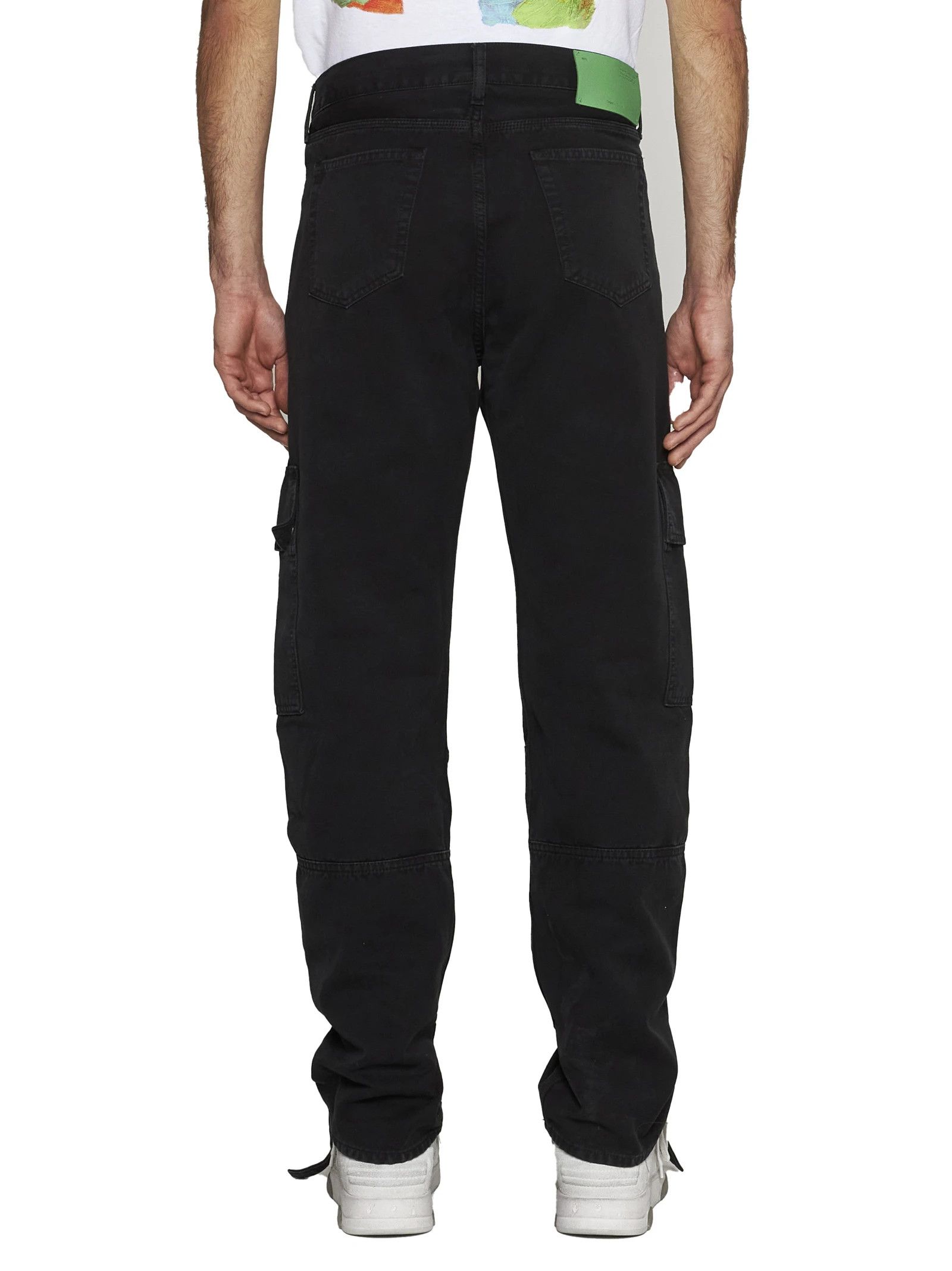 Off-White o1y0225 Cargo Pant in Black Size US 30 / EU 46 - 4 Thumbnail