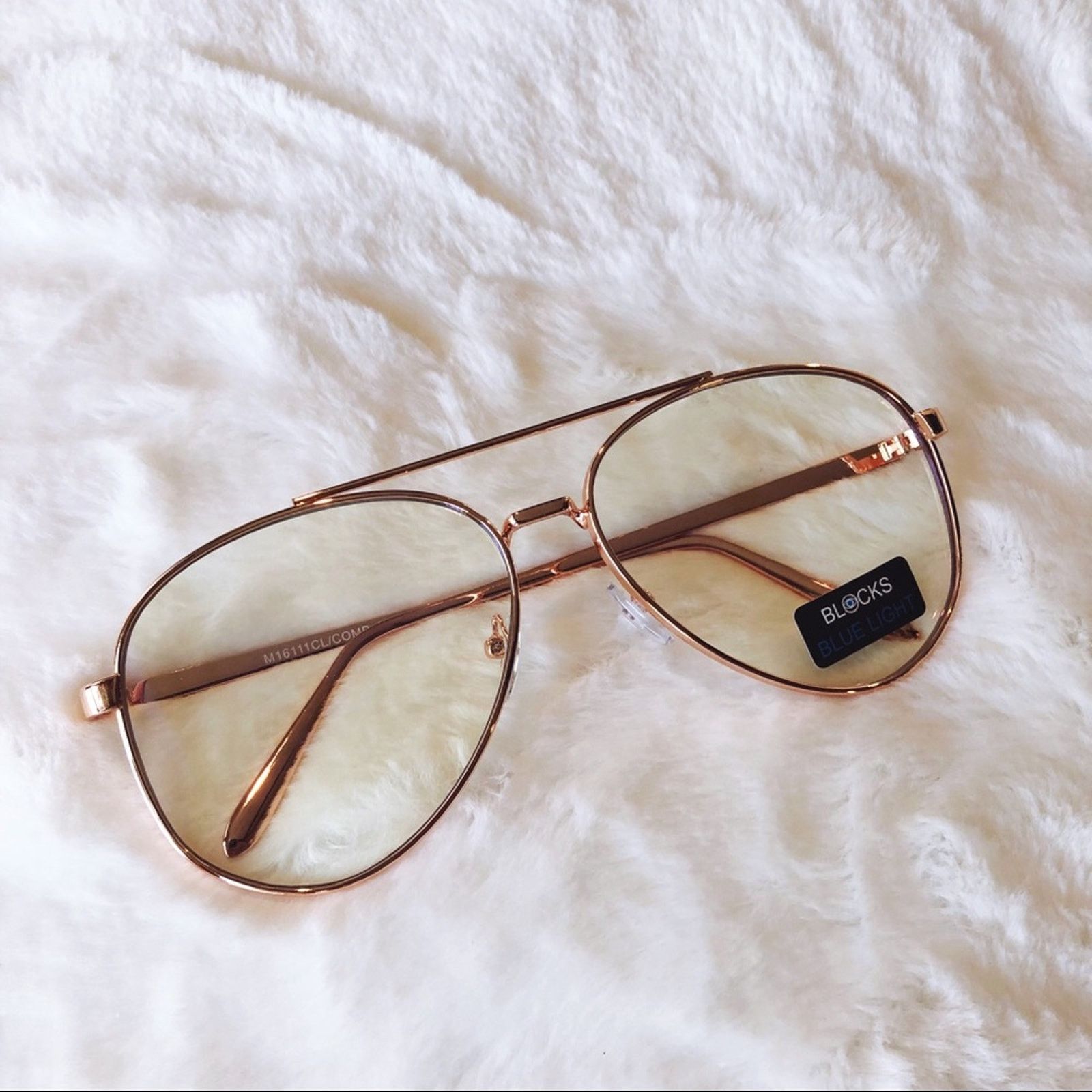 Other Jane Rose Gold Aviator Computer Blue Light Glasses Size ONE SIZE - 5 Thumbnail