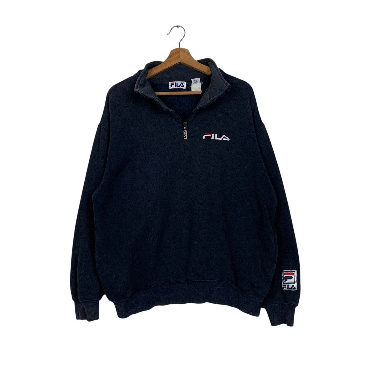 Fila Vintage Fila Big Logo Sweater Size US M / EU 48-50 / 2 - 9 Thumbnail