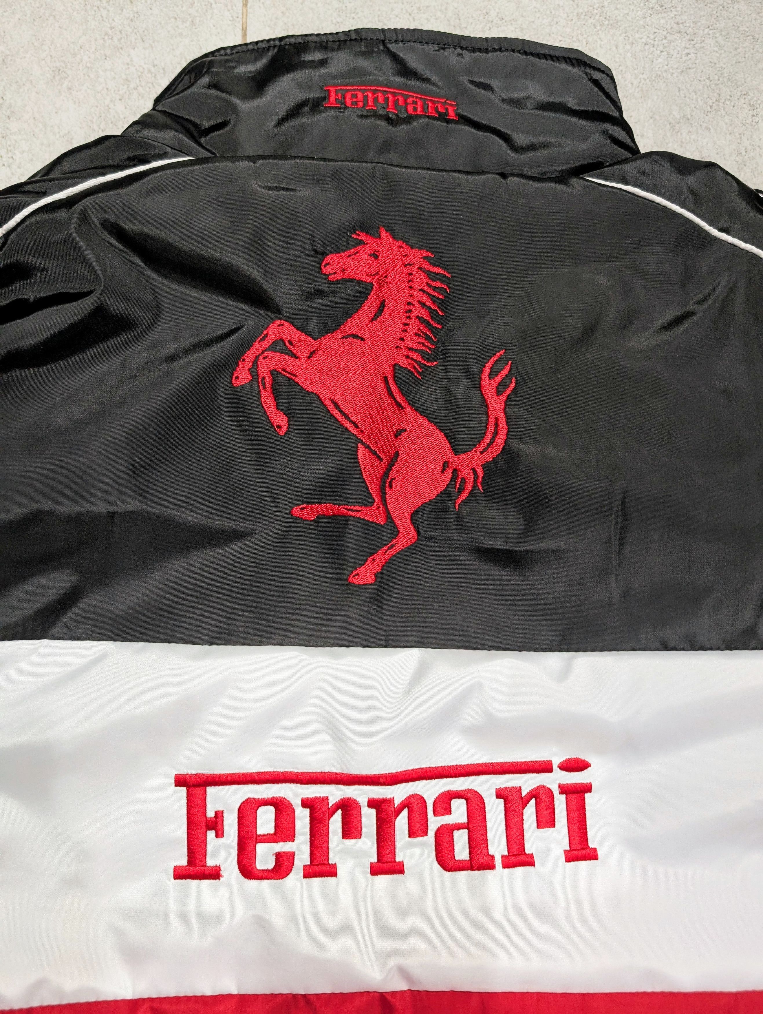 Vintage 🔥 FERRARI ADULT F1 RACING JACKET VINTAGE EBROIDERED COTTON Size US L / EU 52-54 / 3 - 6 Thumbnail