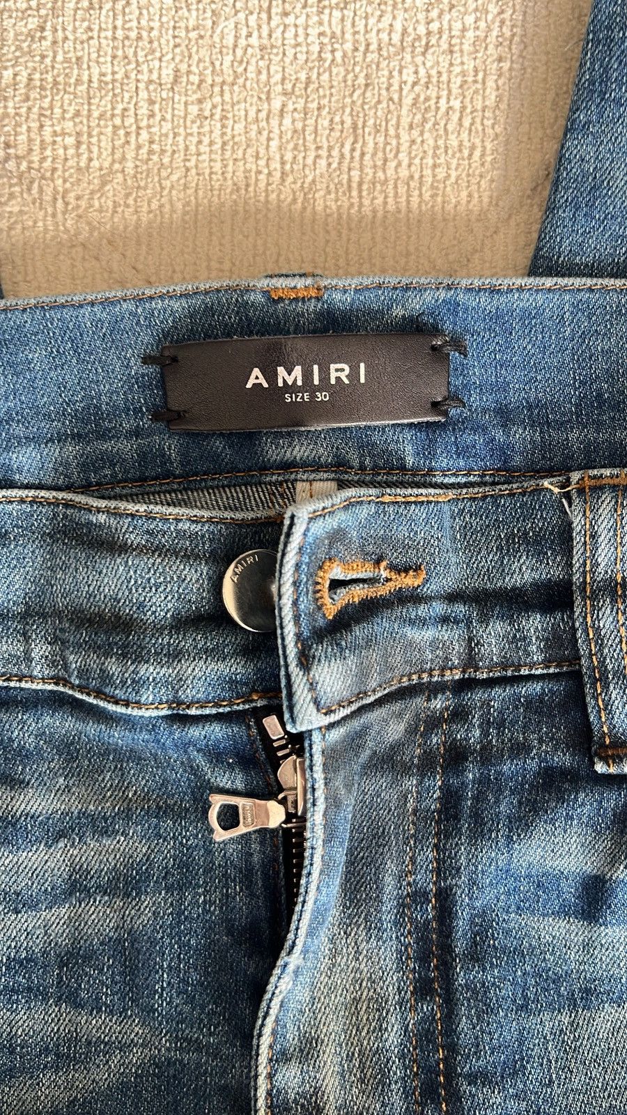 Amiri AMIRI mx1 distressed Jean Size US 30 / EU 46 - 4 Thumbnail
