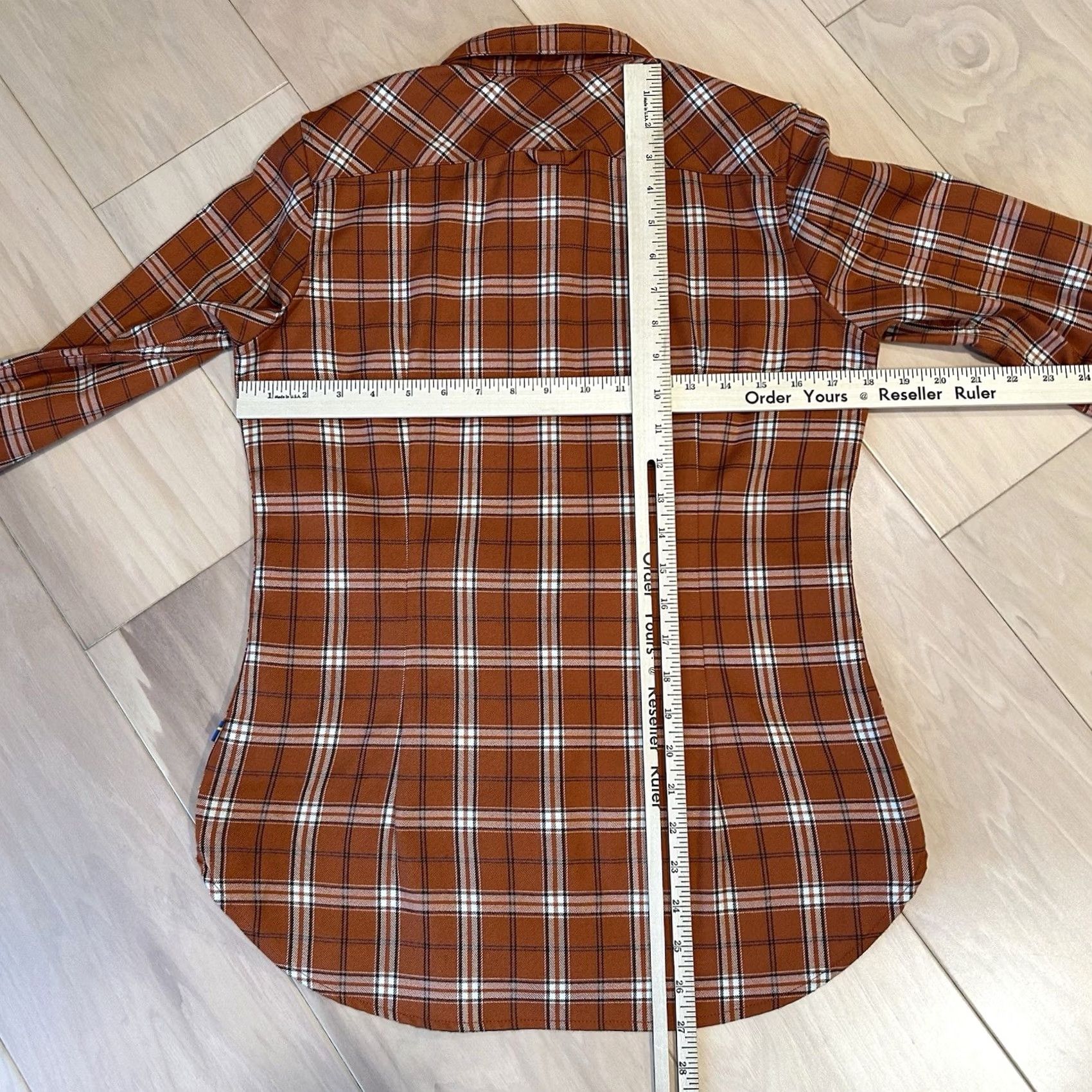 Vintage VINTAGE Fjall Raven Fjallglim Stretch Button Up Shirt In Plaid Long Sleeve Women's Small Size S / US 4 / IT 40 - 5 Thumbnail