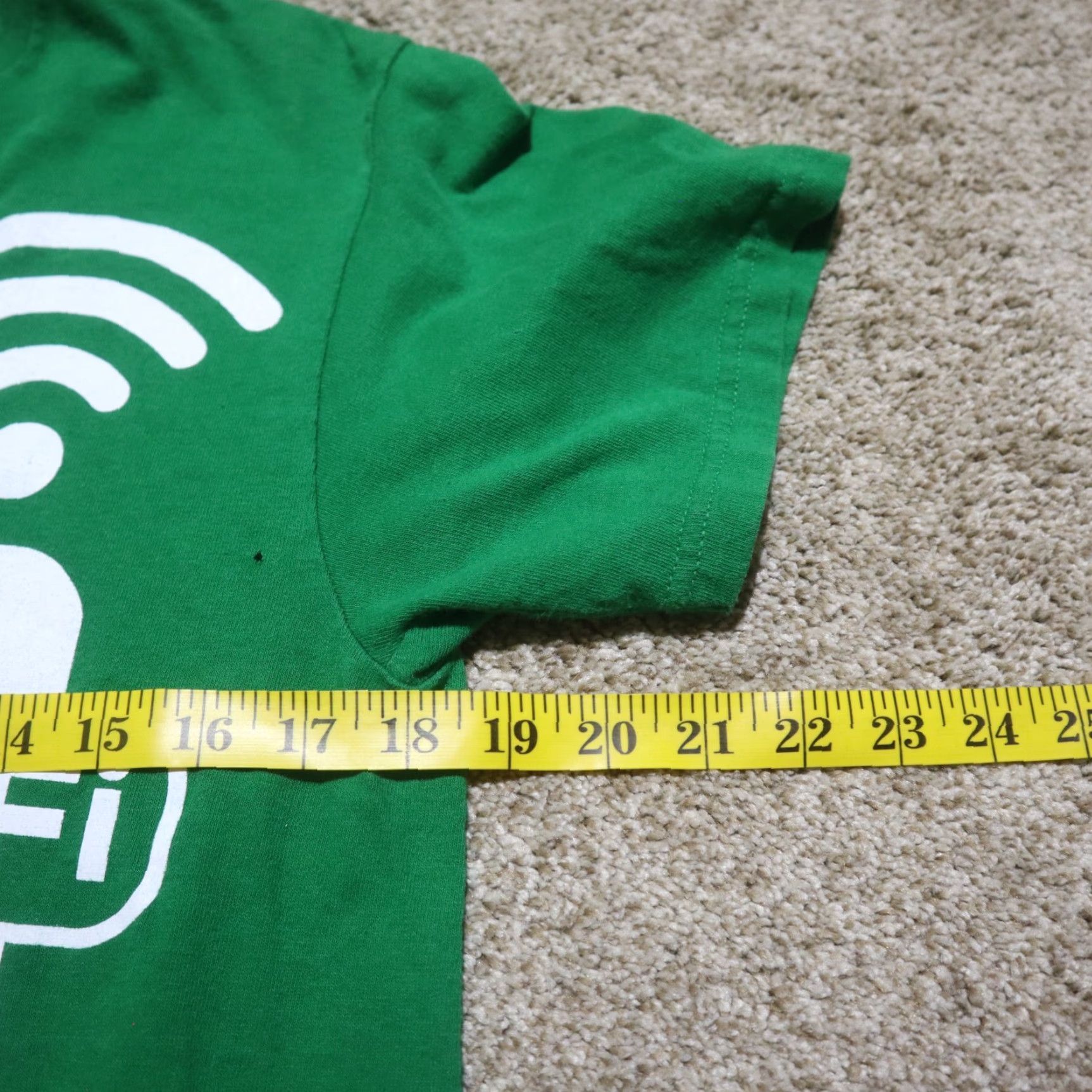 Vintage VINTAGE No — Prayer Is The Greatest WIFI In The World Shirt Mens M Green Comical Shirt Casual Cotton Printed In USA 2000s Size US M / EU 48-50 / 2 - 5 Thumbnail