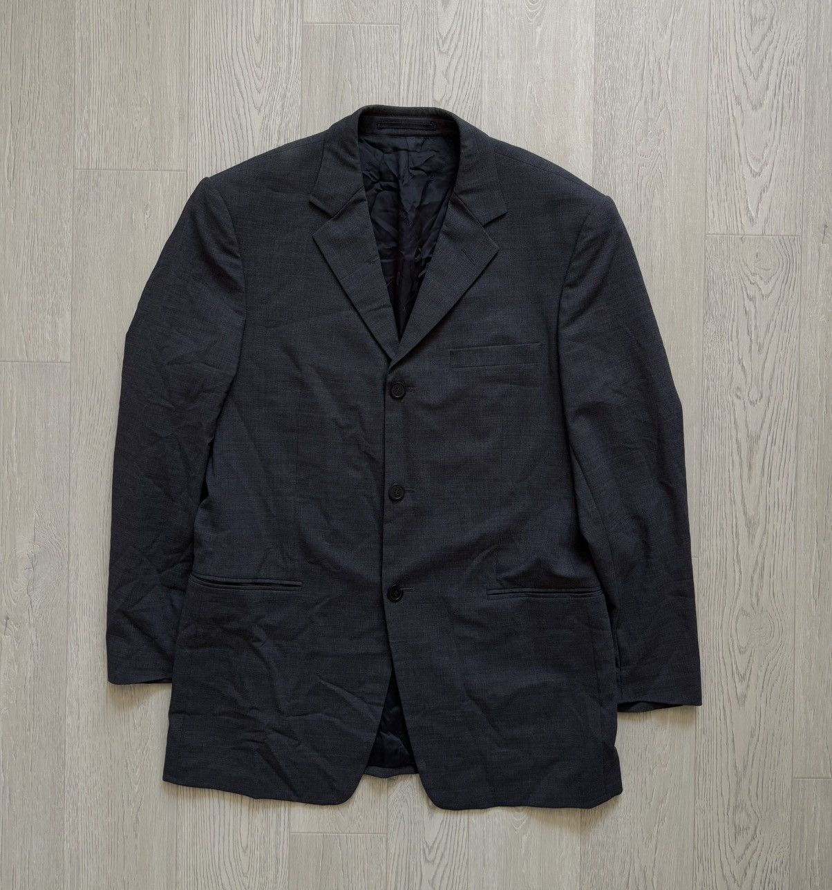 Versace Vintage Versace Classic Lana Wool Blazer Size 50S - 1 Thumbnail