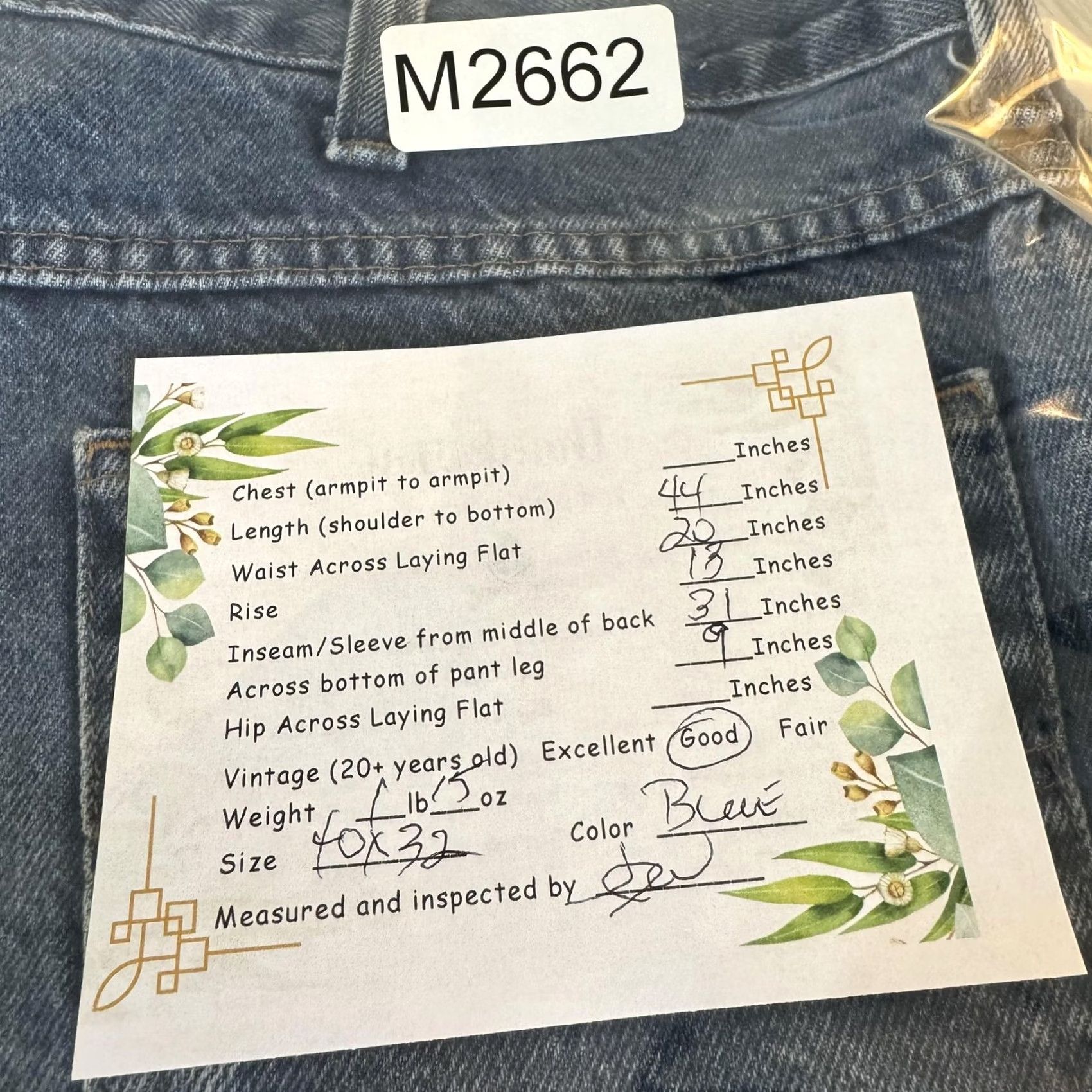 Carhartt Carhartt Jeans Mens 40x32 Blue Relaxed Fit Denim Straight Leg Workwear Pants Size US 40 / EU 56 - 8 Thumbnail