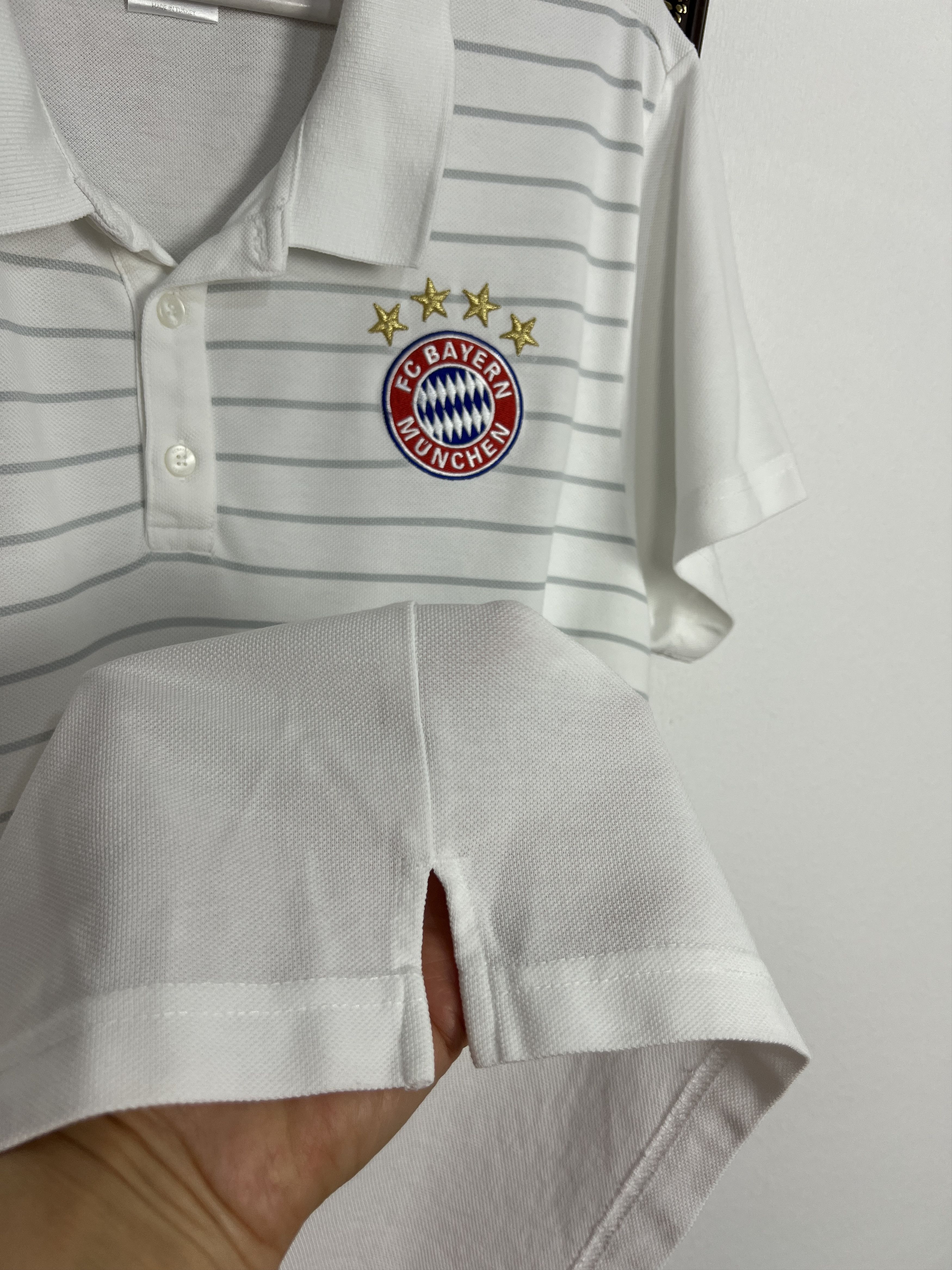 Adidas Adidas Bayern Munich Football Train Polo Soccer Shirt Jersey Size US XL / EU 56 / 4 - 4 Thumbnail