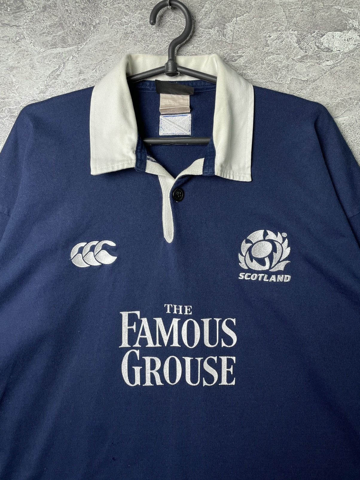 Canterbury of New Zealand Canterbury Of New Zealand Scotland Rugby t shirt long sleeve Size US L / EU 52-54 / 3 - 3 Thumbnail