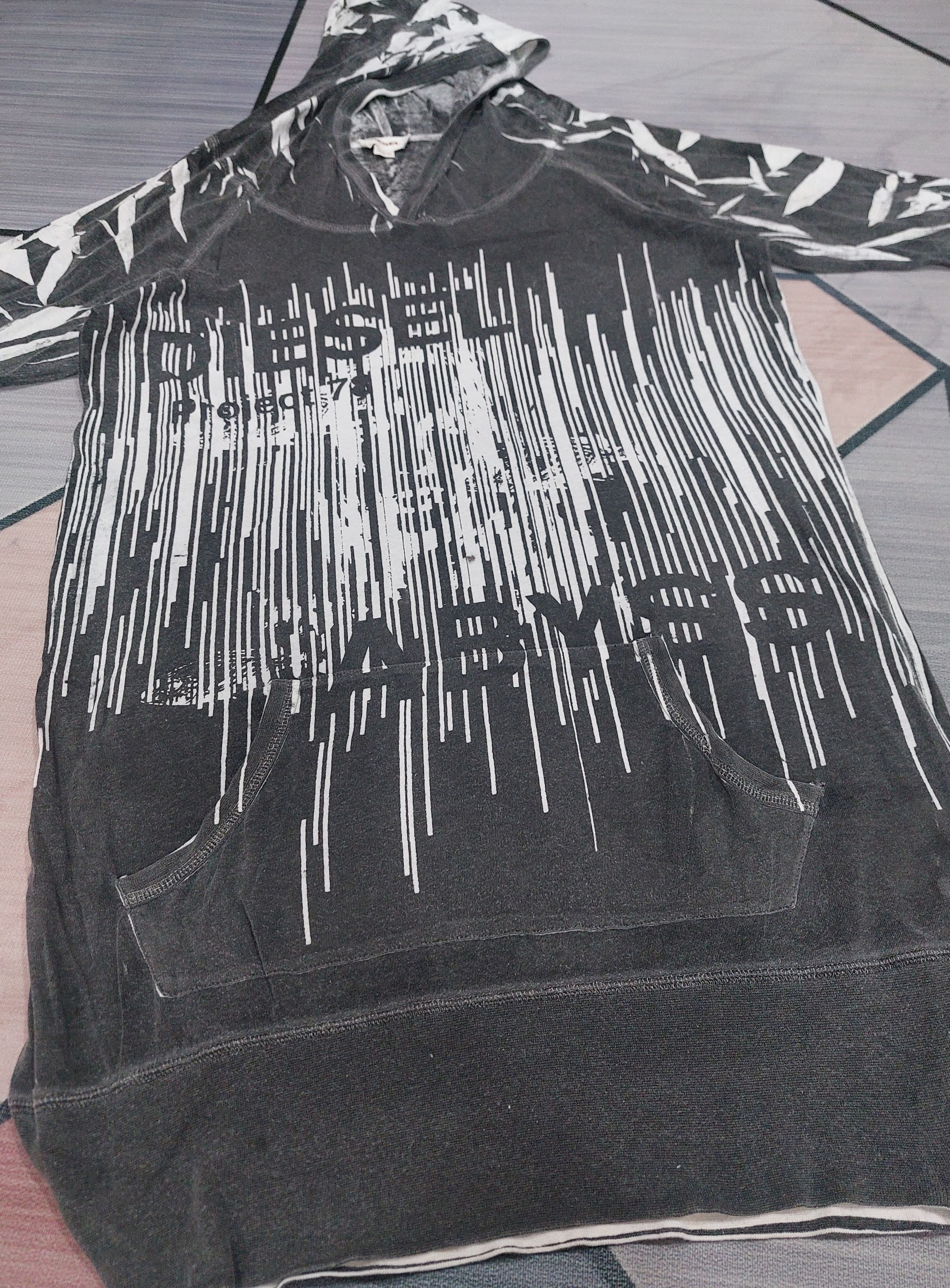 Diesel OVERSIZED HOODIE PLUS DIESEL PROJECT 78 ABYSS Size XS / US 0-2 / IT 36-38 - 6 Thumbnail