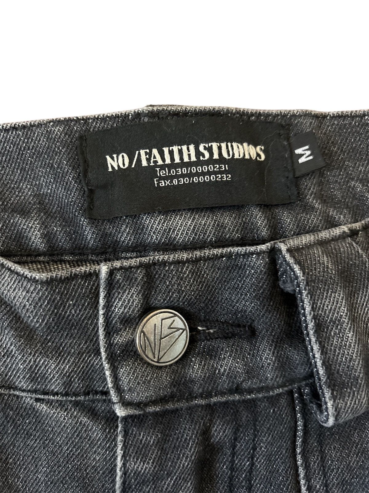 NO FAITH STUDIOS  DUNE DENIM ワイドデニム BLACK DUNE DENIM – NO/FAITH STUDIOS
