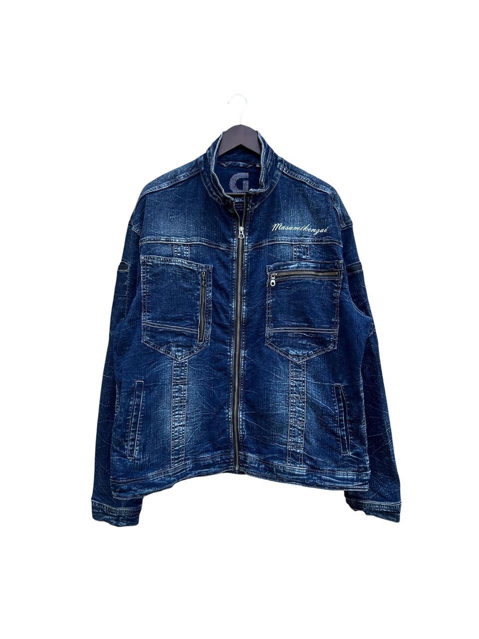 Japanese Brand Grancisco Masamikenzai Workwear Style Jacket Size US L / EU 52-54 / 3 - 1 Thumbnail