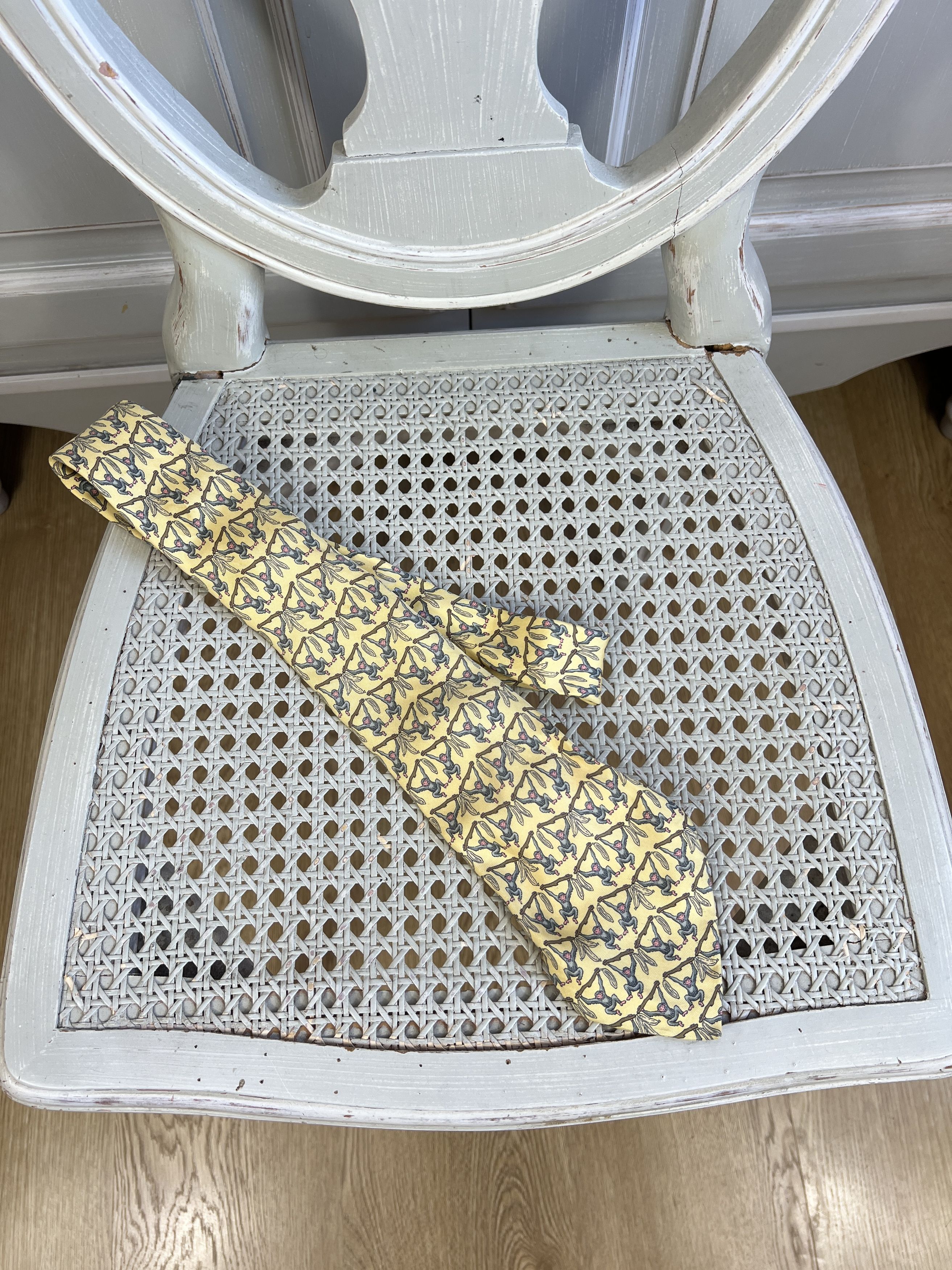 Hermes VINTAGE HERMES MONKEY PRINT TIE Size ONE SIZE - 1 Thumbnail