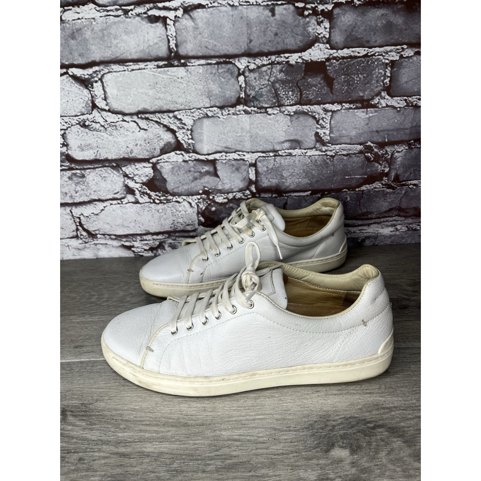 Rag & Bone $395 Rag & Bone Kent Lace Up Low White Leather Shoes Women S Size US 7.5 / IT 37.5 - 14 Thumbnail