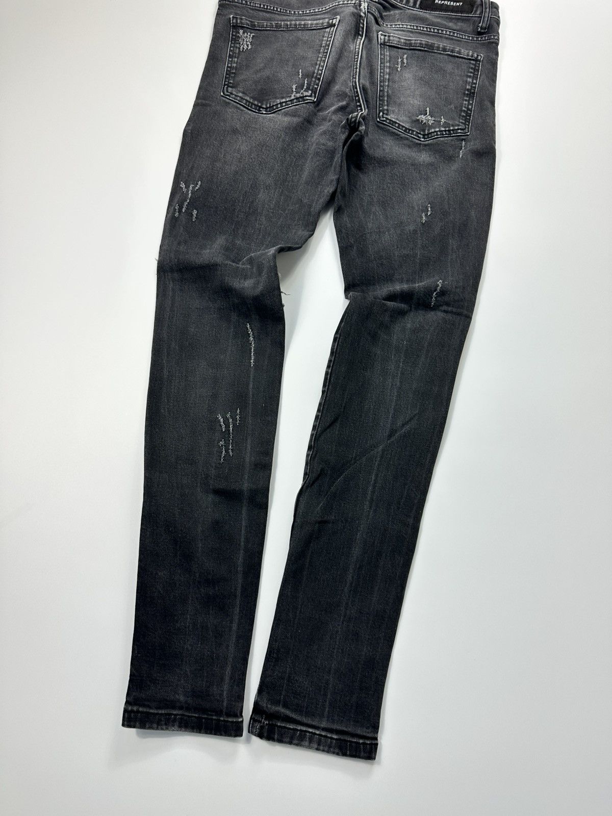 Represent Clo. Represent Skinny Slim Black Jeans Size US 32 / EU 48 - 11 Thumbnail
