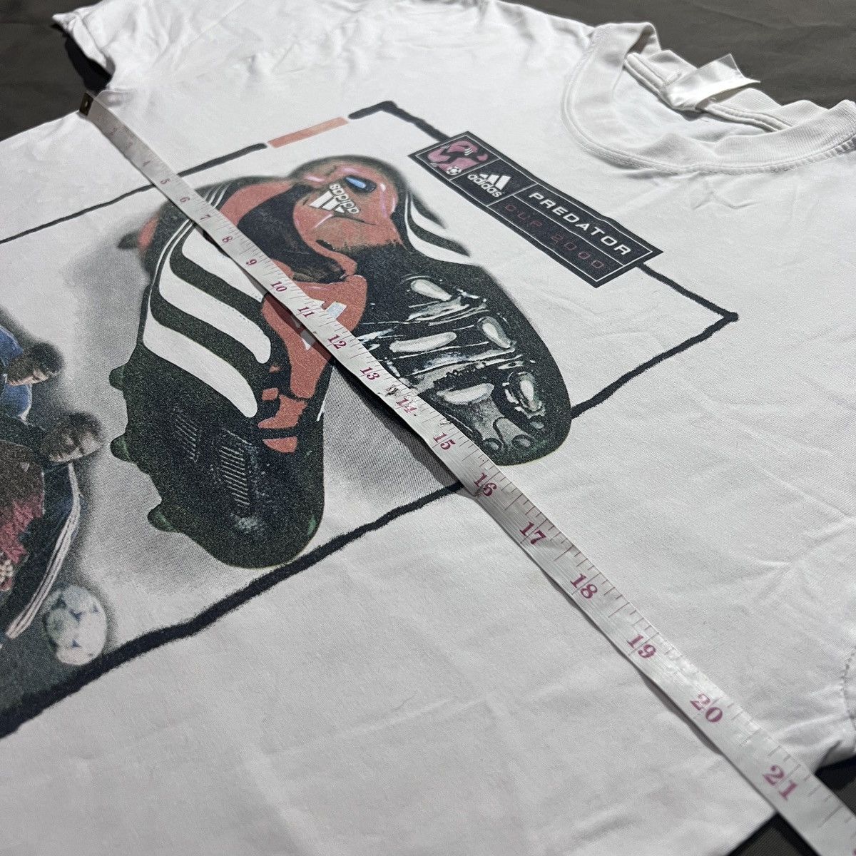 Adidas Vintage Adidas Predator Cup 2000 Tee Faded Thrashed Football Size US L / EU 52-54 / 3 - 17 Thumbnail