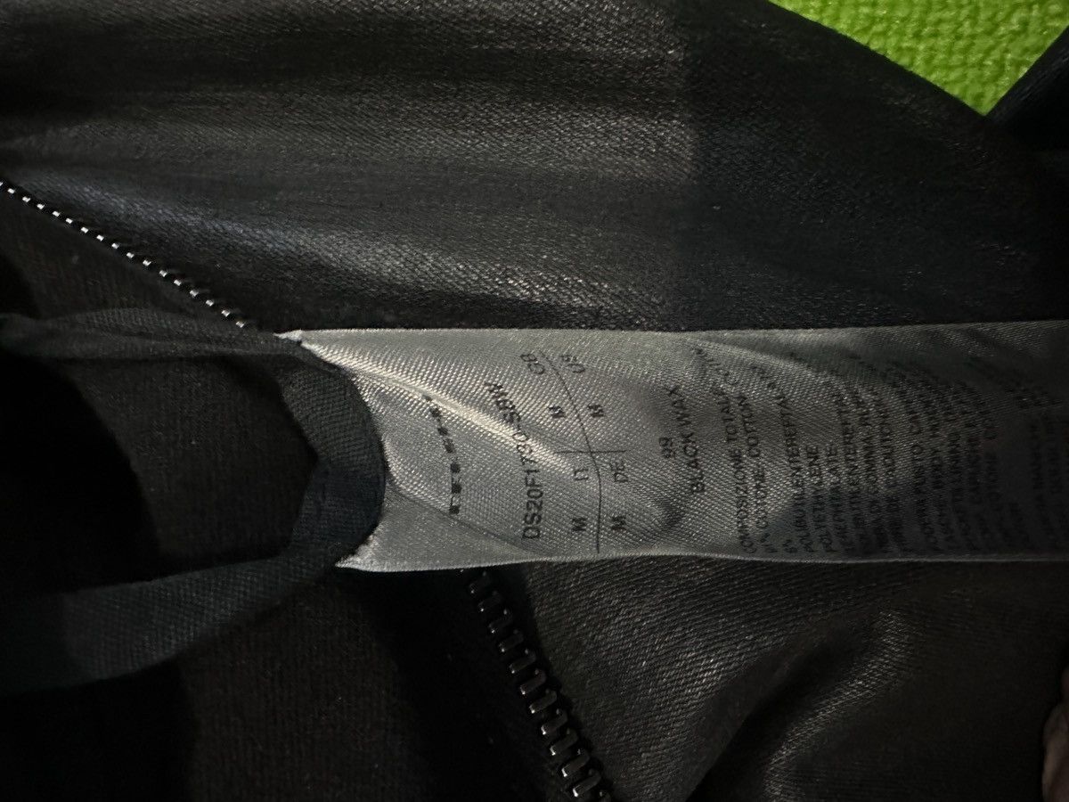 Rick Owens × Rick Owens Drkshdw Rick Owens Waxed Hooded Denim Jacket Size US M / EU 48-50 / 2 - 6 Thumbnail