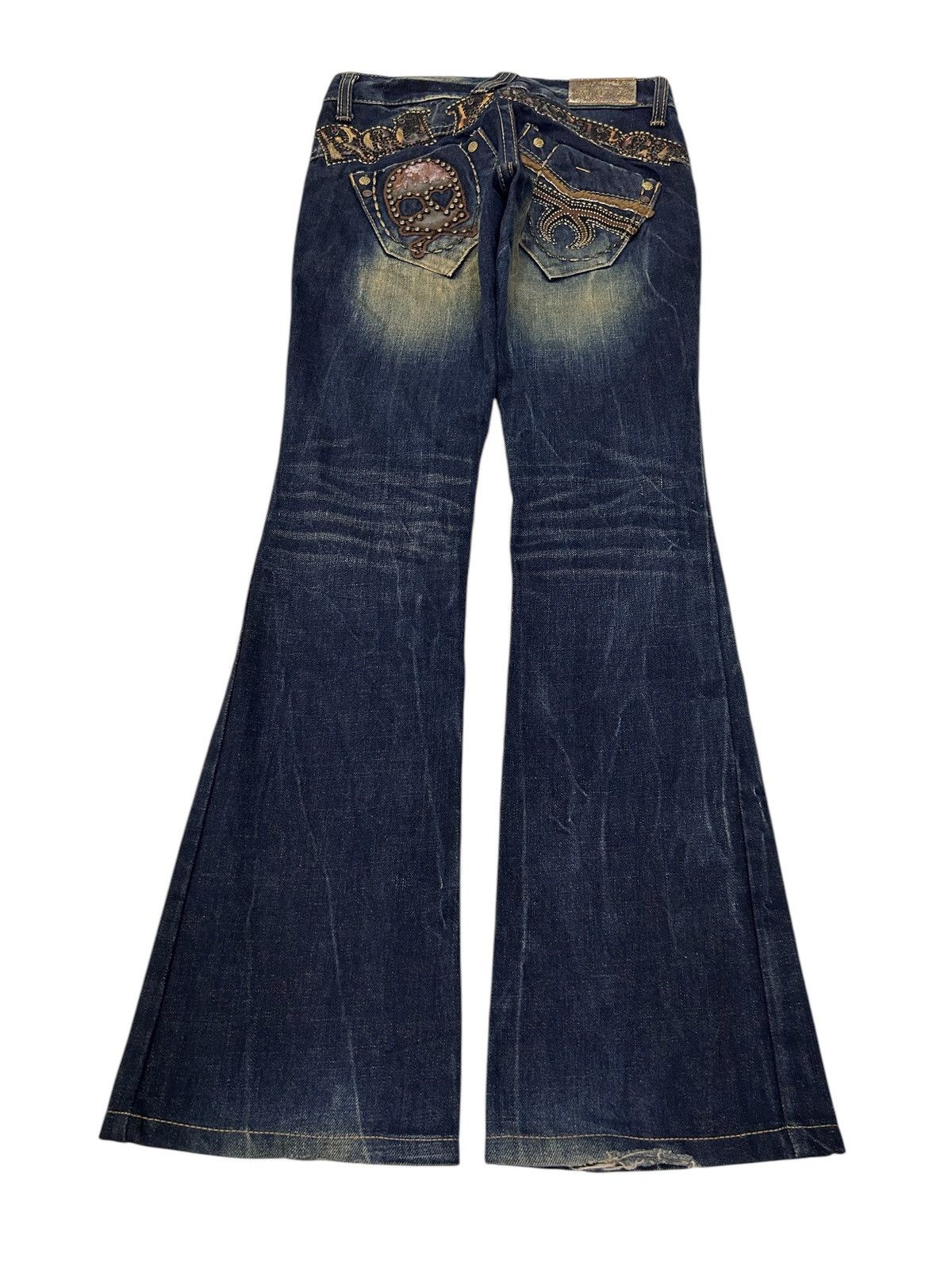 Japanese Brand vintage 2000’s flared mudwash archive japanese denim Size US 29 - 1 Thumbnail