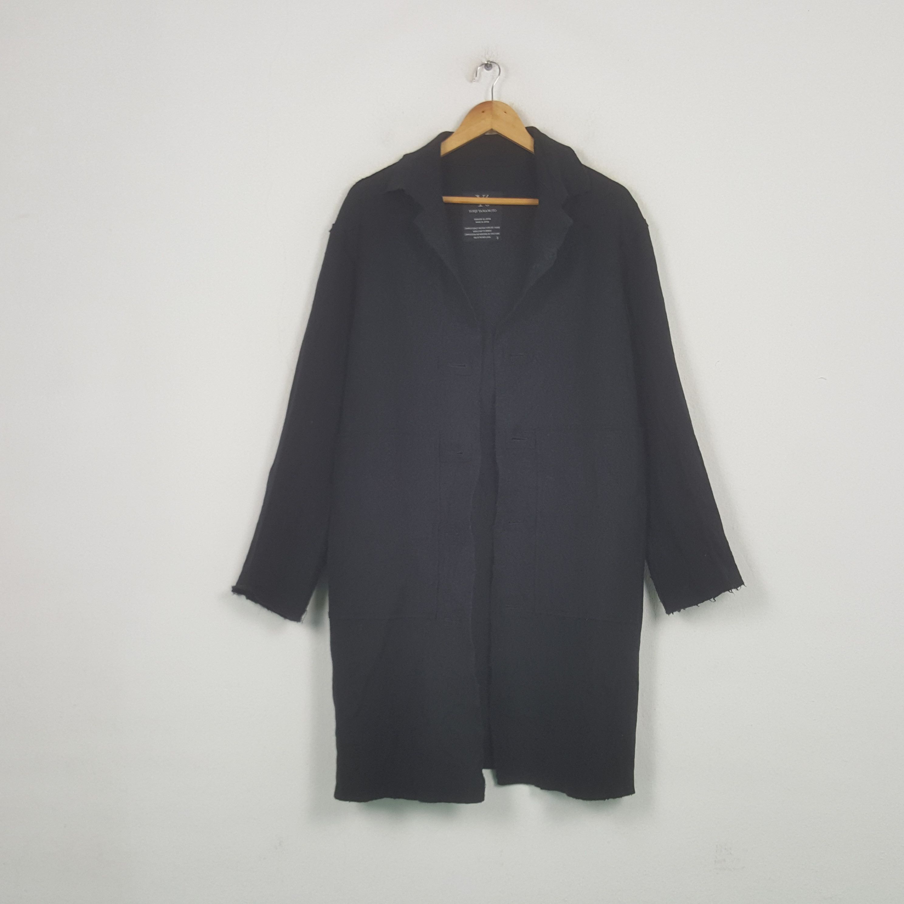 Yohji Yamamoto Vintage Y's by Yohji Yamamoto Japanese Trench Jacket C300N20 Size US M / EU 48-50 / 2 - 1 Thumbnail